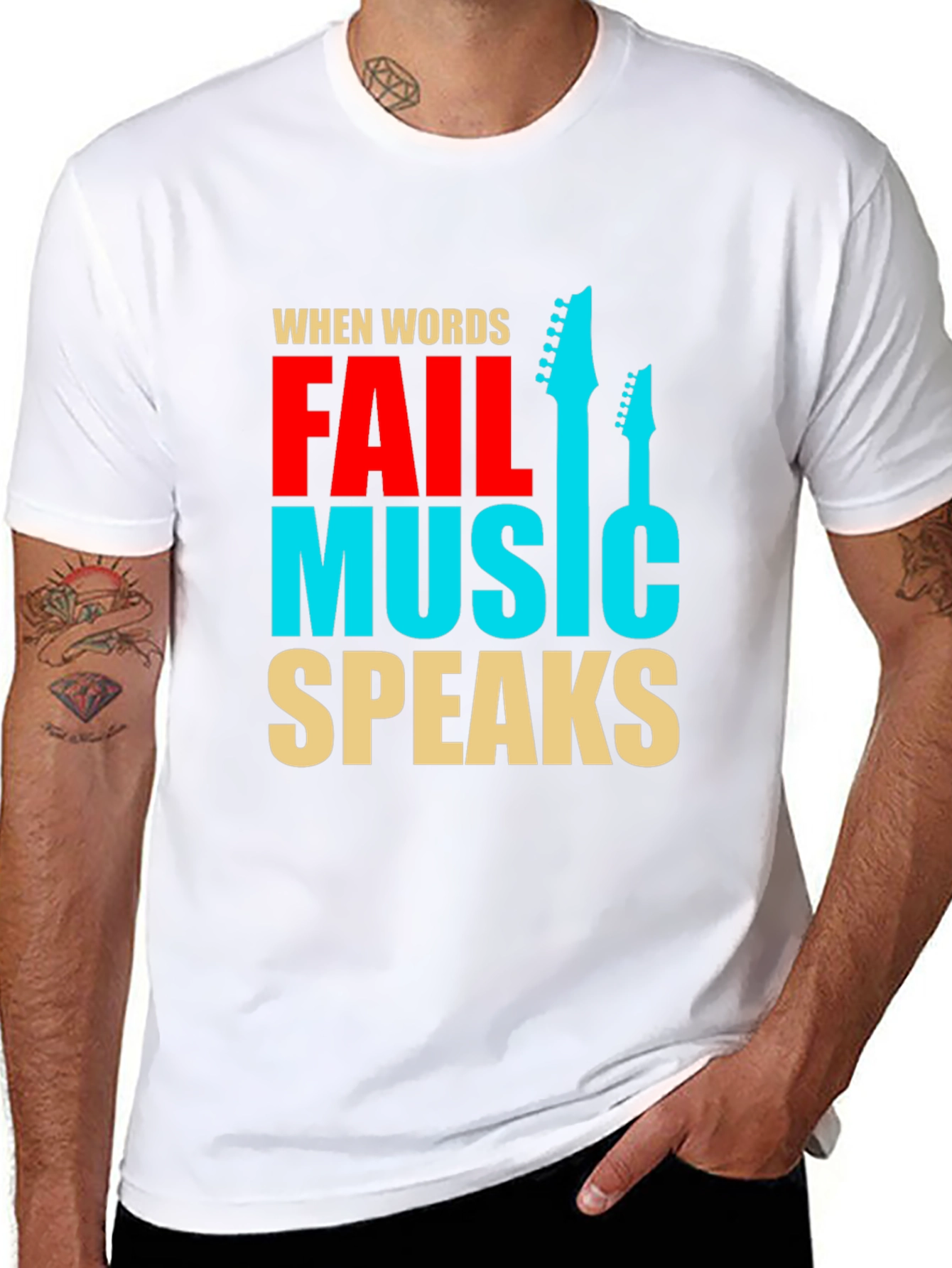 Music Speaks Graphic Tee