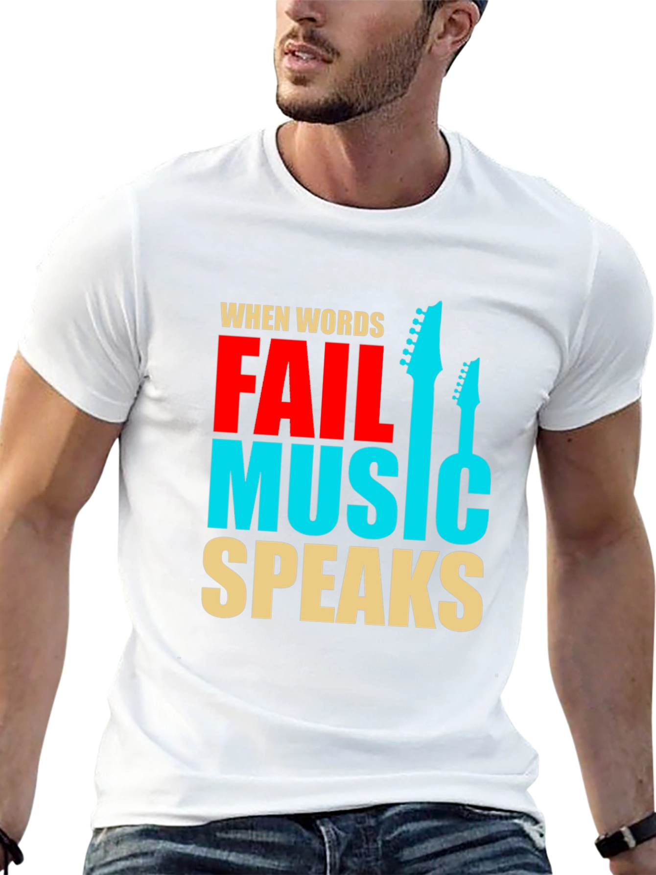 Music Speaks Graphic Tee
