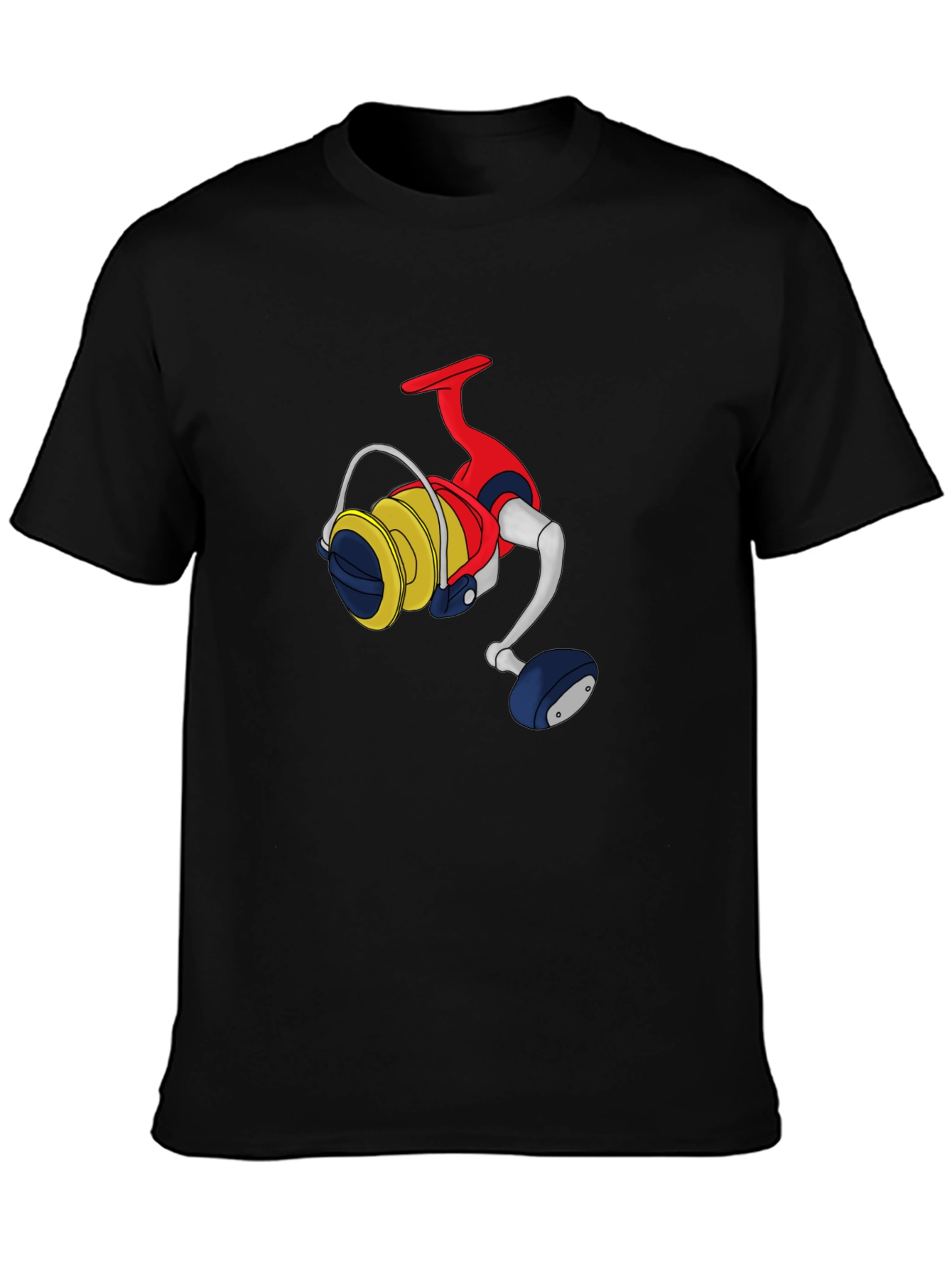 Fishing Reel Graphic Tee - Angler Gift