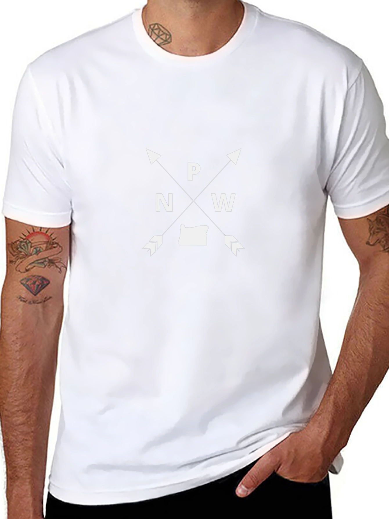 PNW Oregon T-Shirt - Northwest Arrow Tee