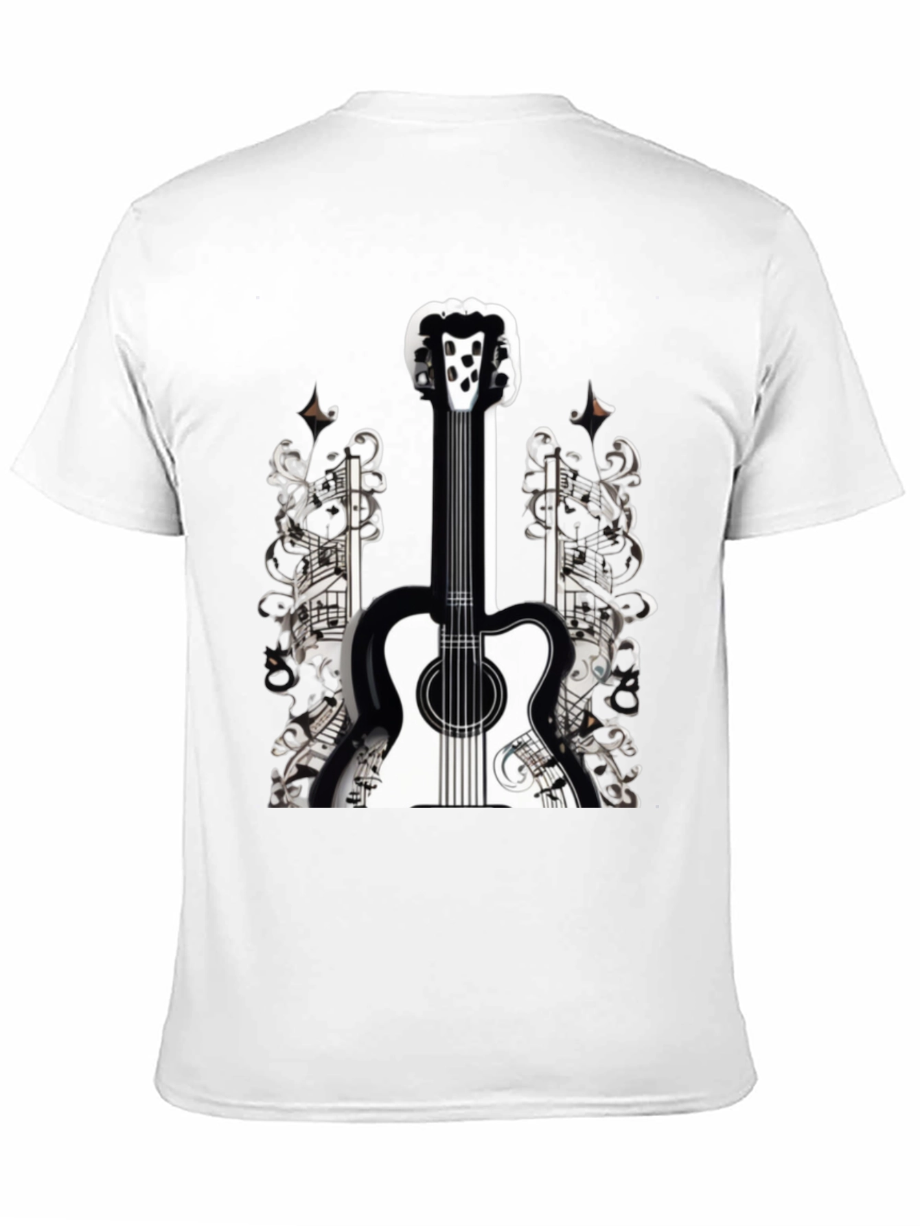 Musical Guitar Graphic T-Shirt