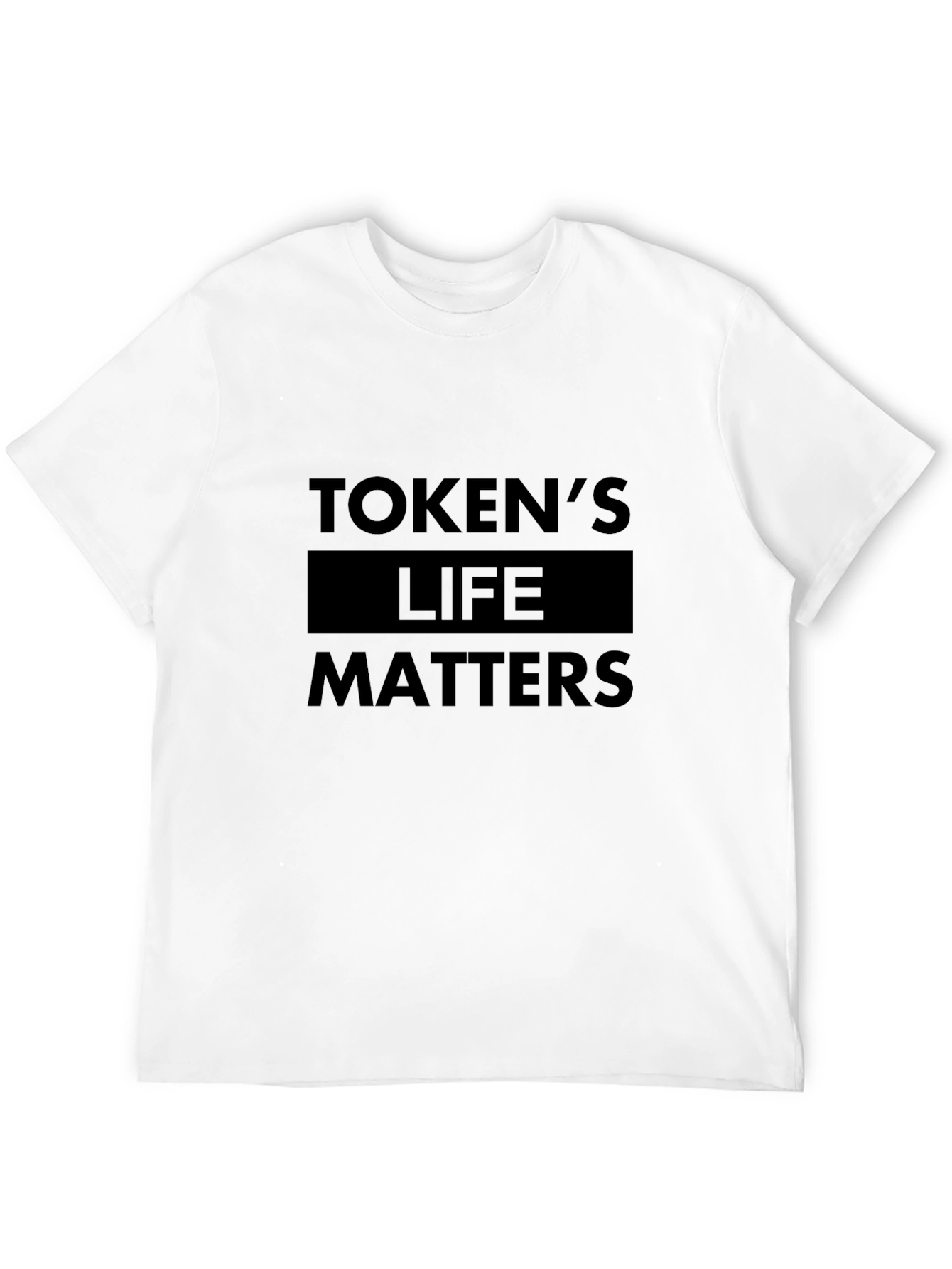 Tokens Life Matters Graphic Black T-Shirt
