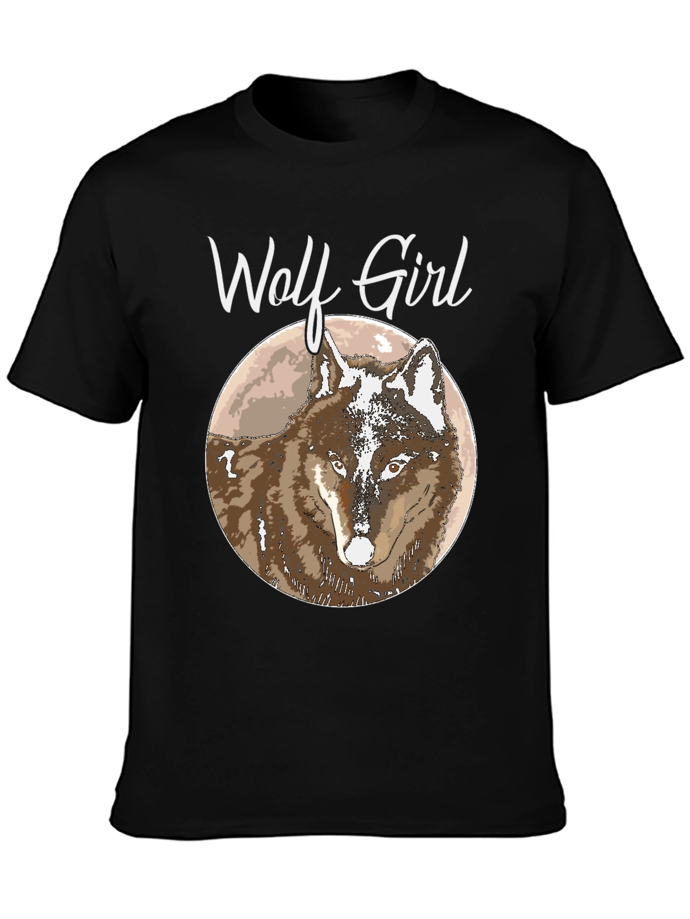 Wolf Girl T-Shirt - Cool Graphic Tee