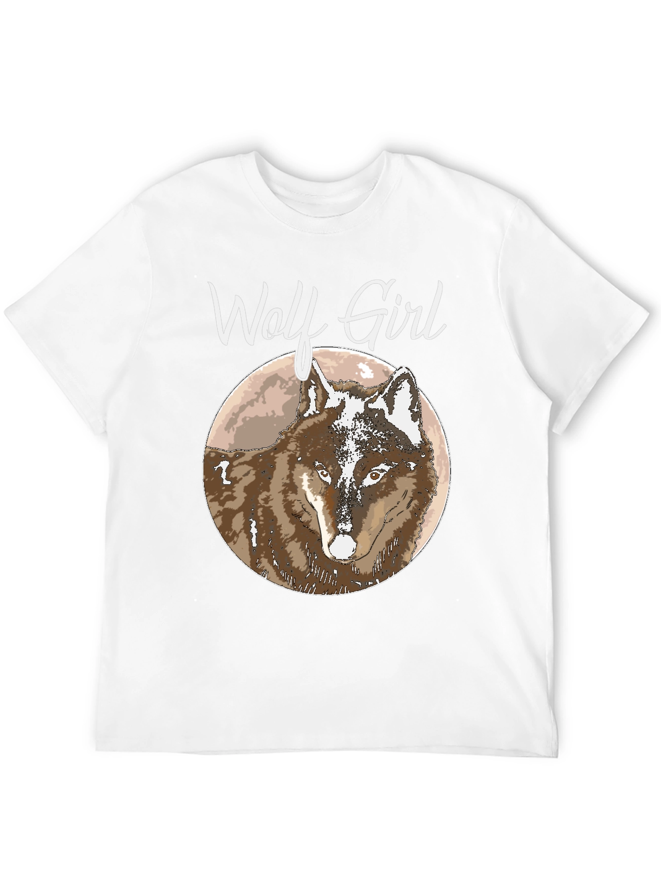 Wolf Girl T-Shirt - Cool Graphic Tee