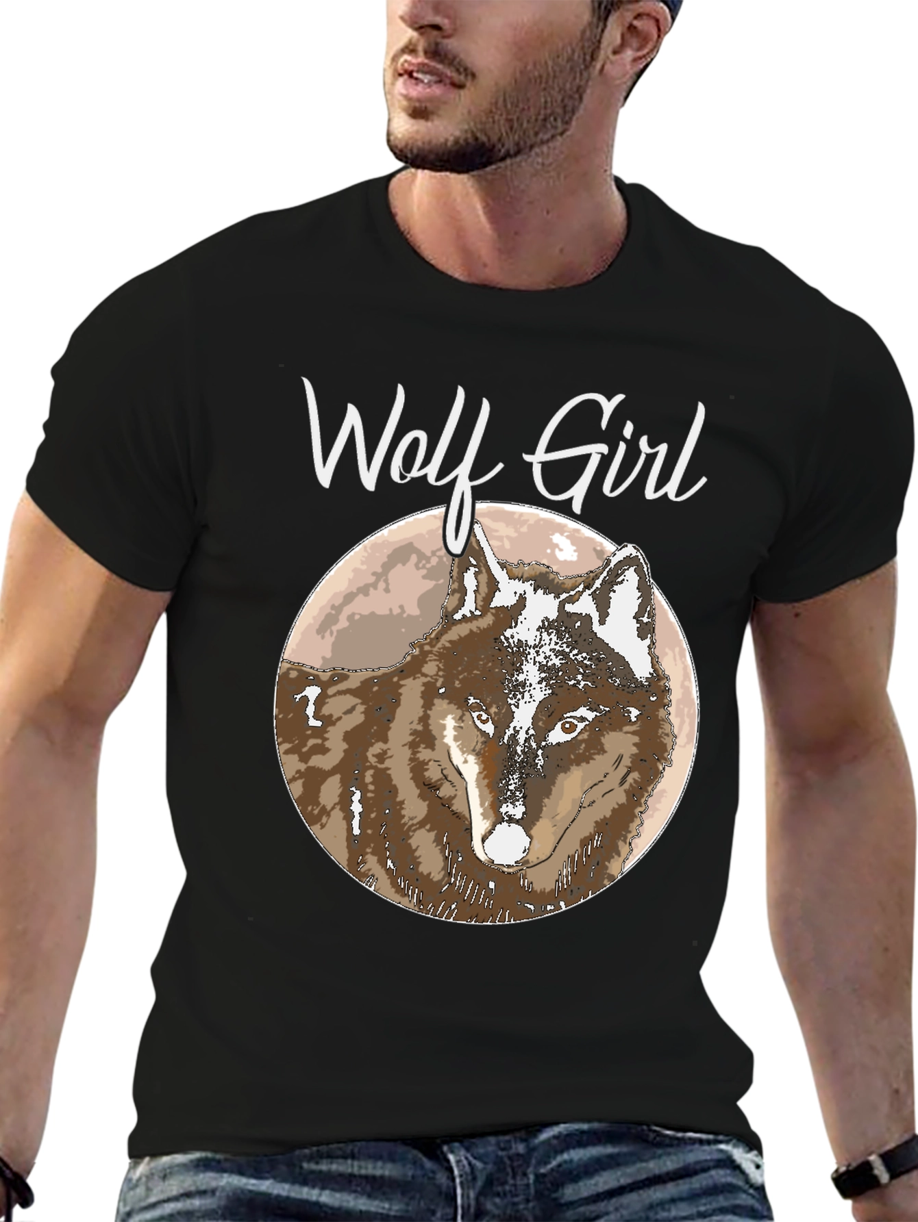 Wolf Girl T-Shirt - Cool Graphic Tee