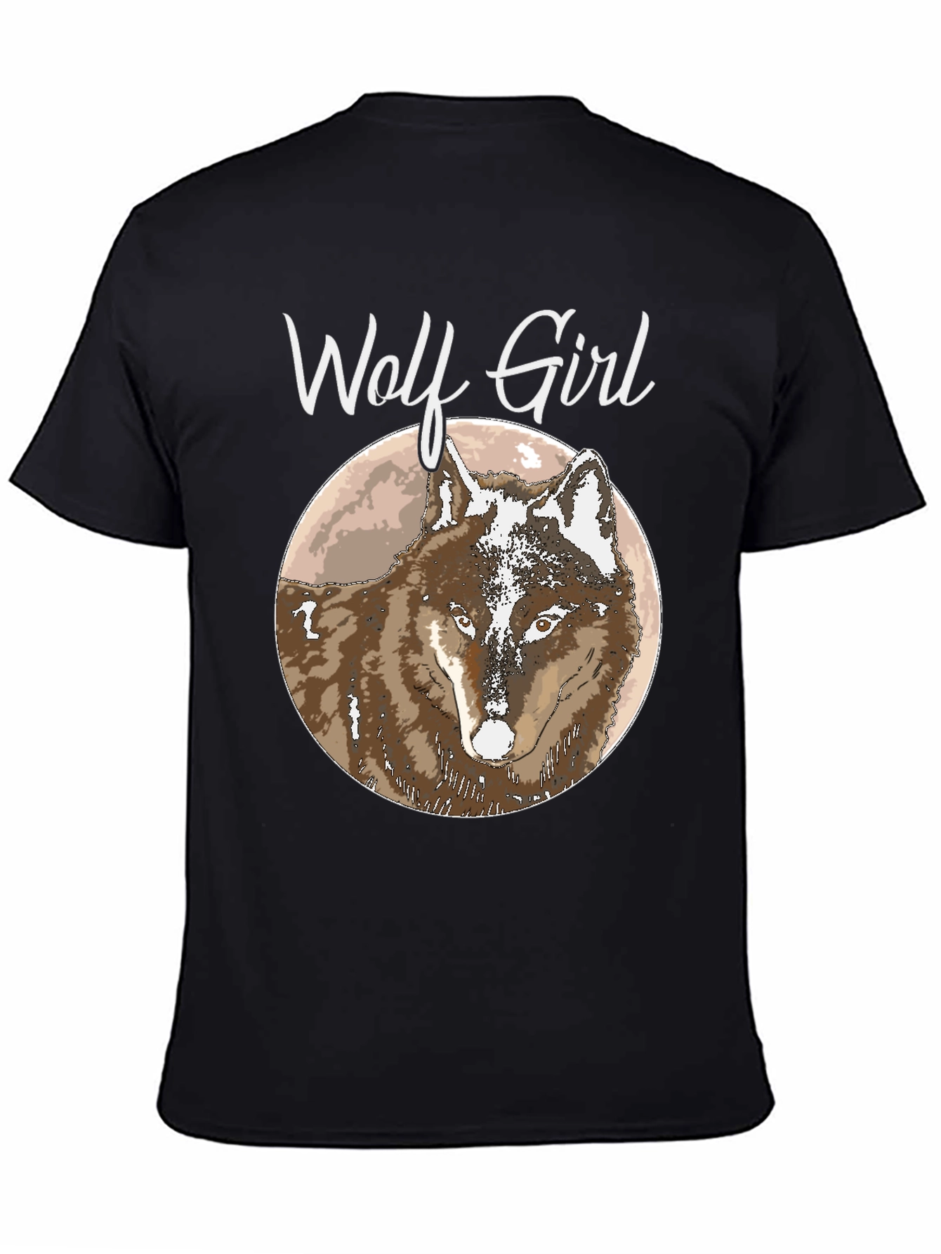 Wolf Girl T-Shirt - Cool Graphic Tee