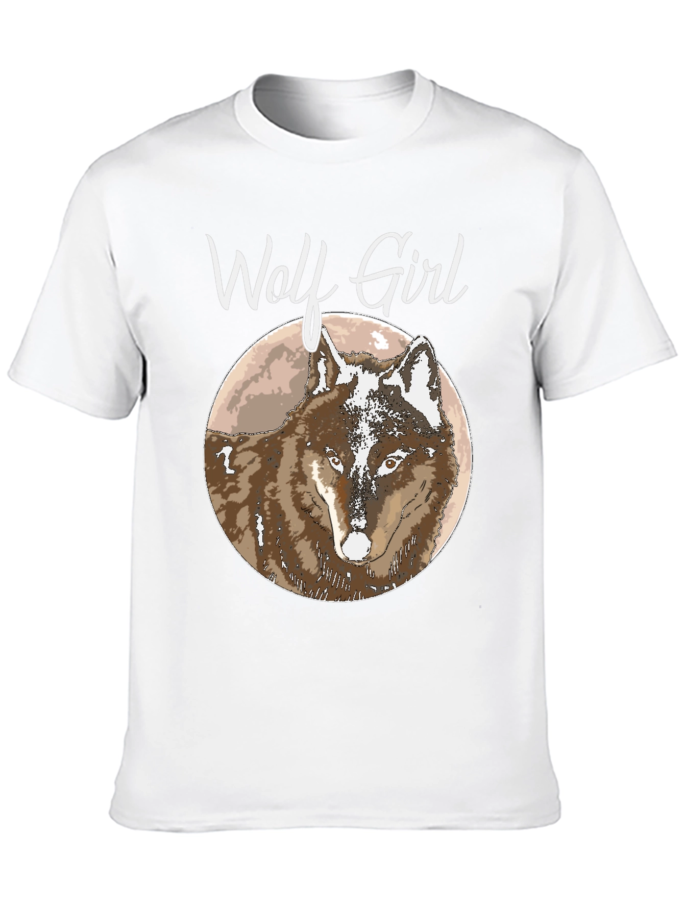 Wolf Girl T-Shirt - Cool Graphic Tee