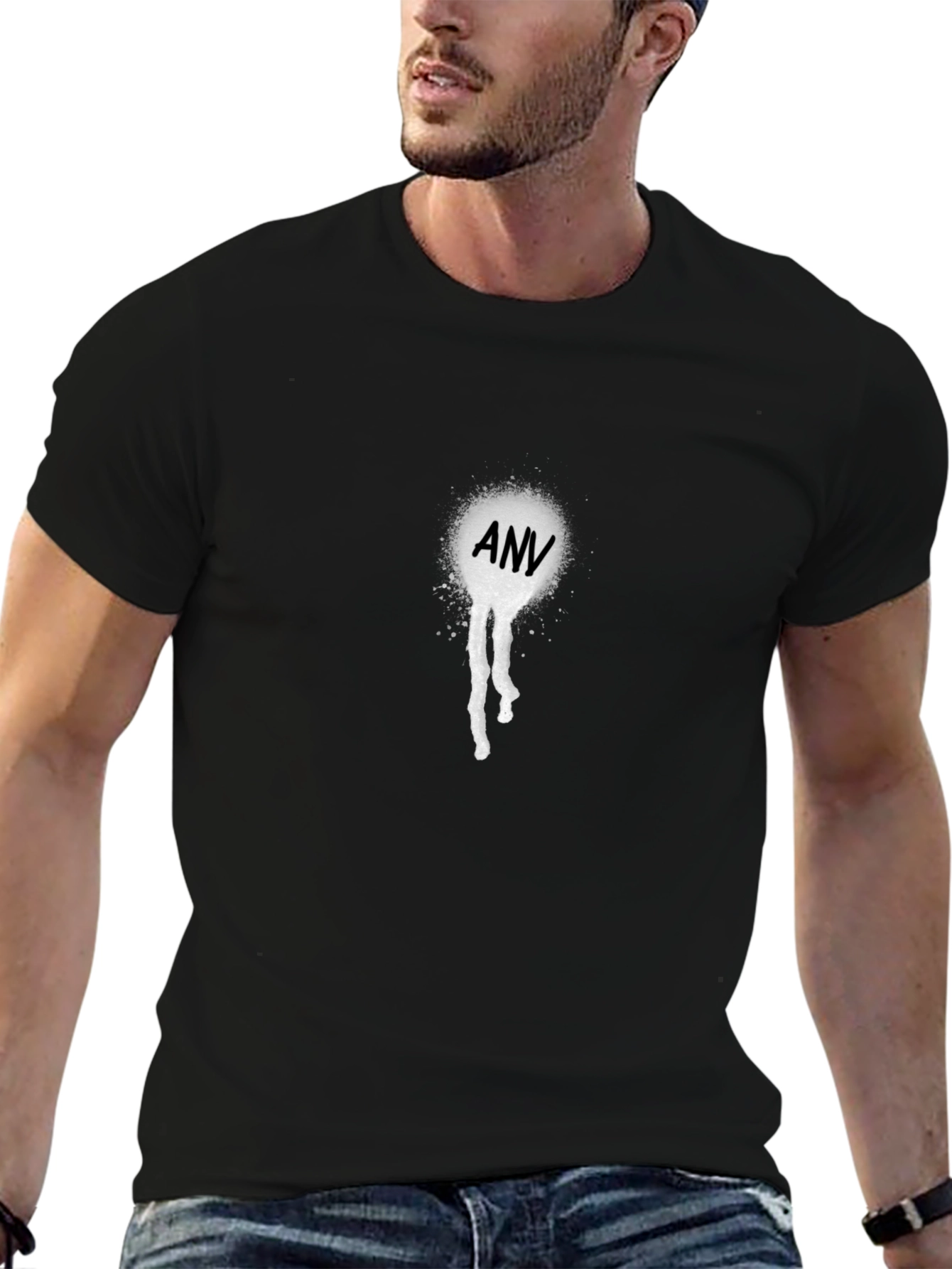 Cool Black ANV Graphic Tee