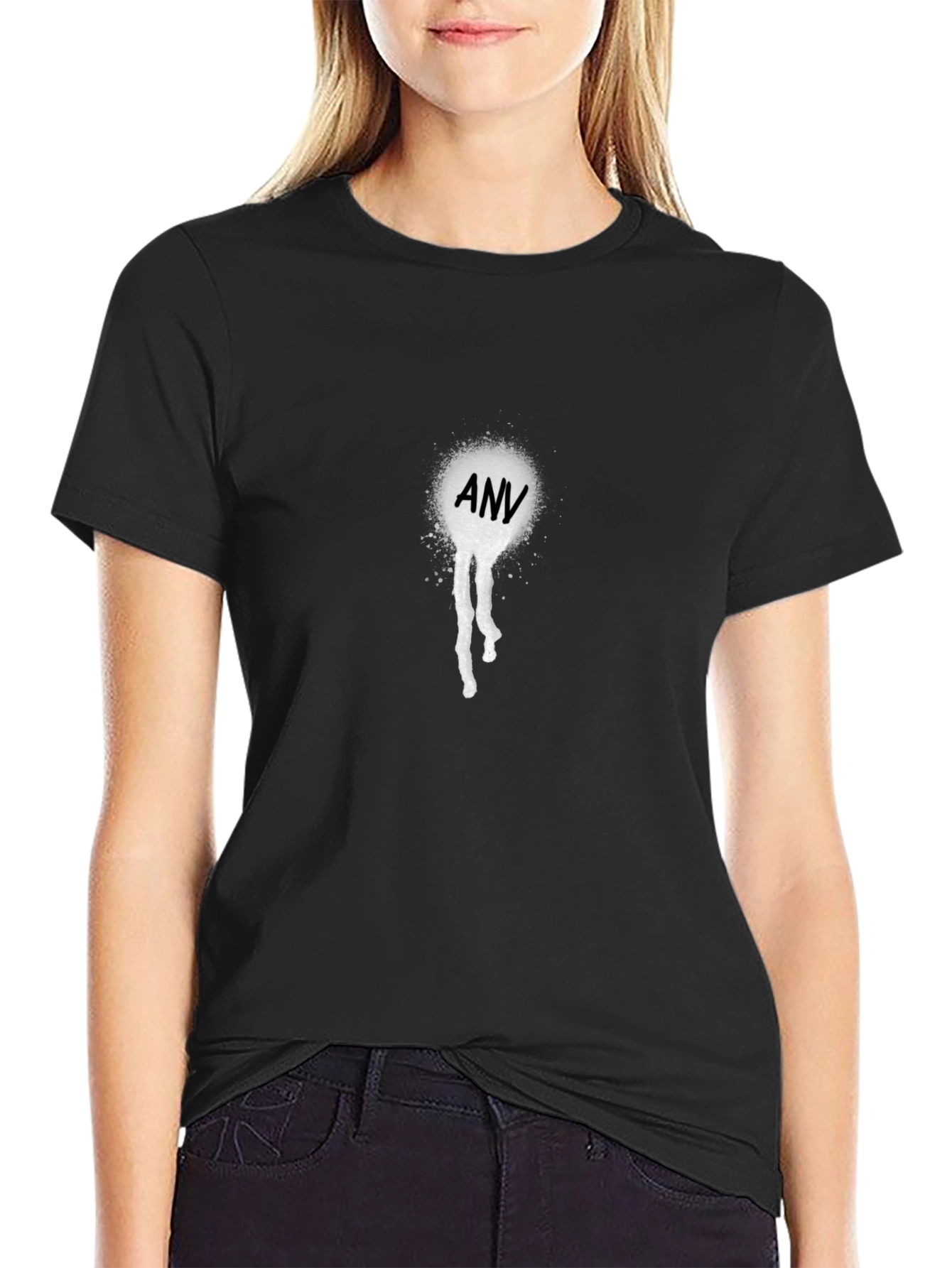 Cool Black ANV Graphic Tee