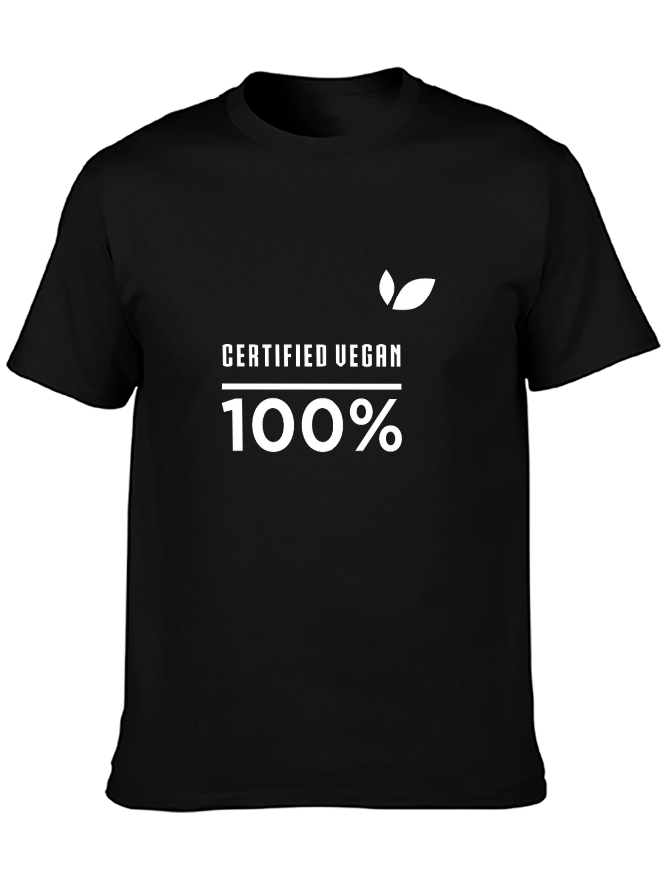 Certified Vegan 100% T-Shirt - Eco Friendly