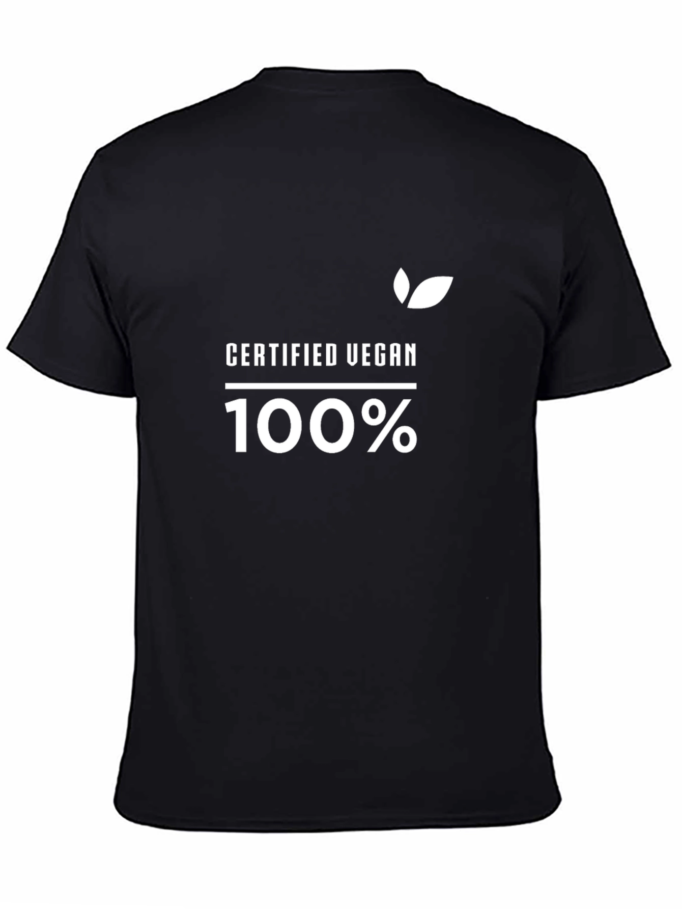 Certified Vegan 100% T-Shirt - Eco Friendly