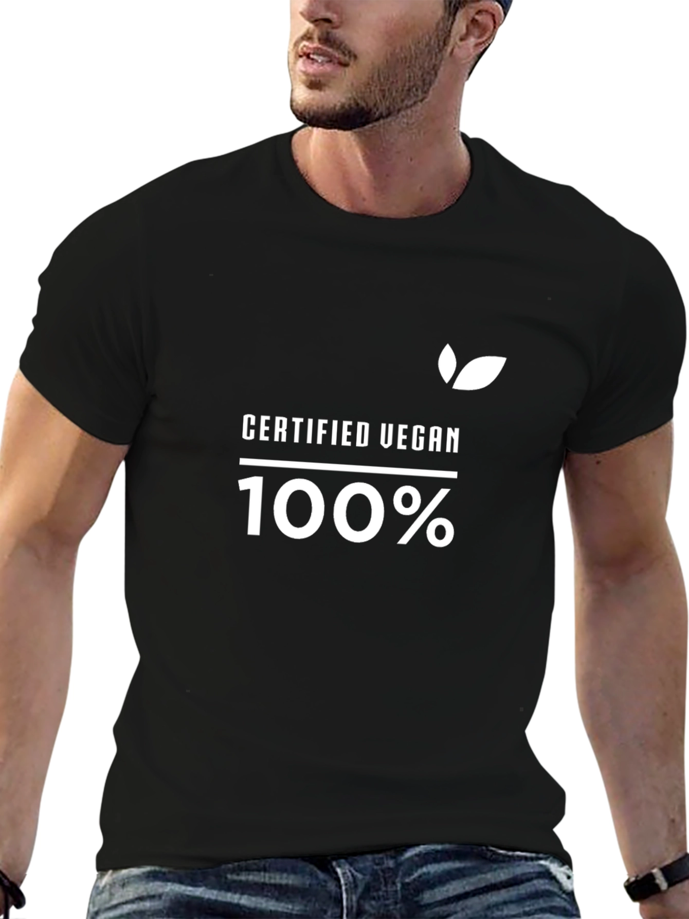 Certified Vegan 100% T-Shirt - Eco Friendly