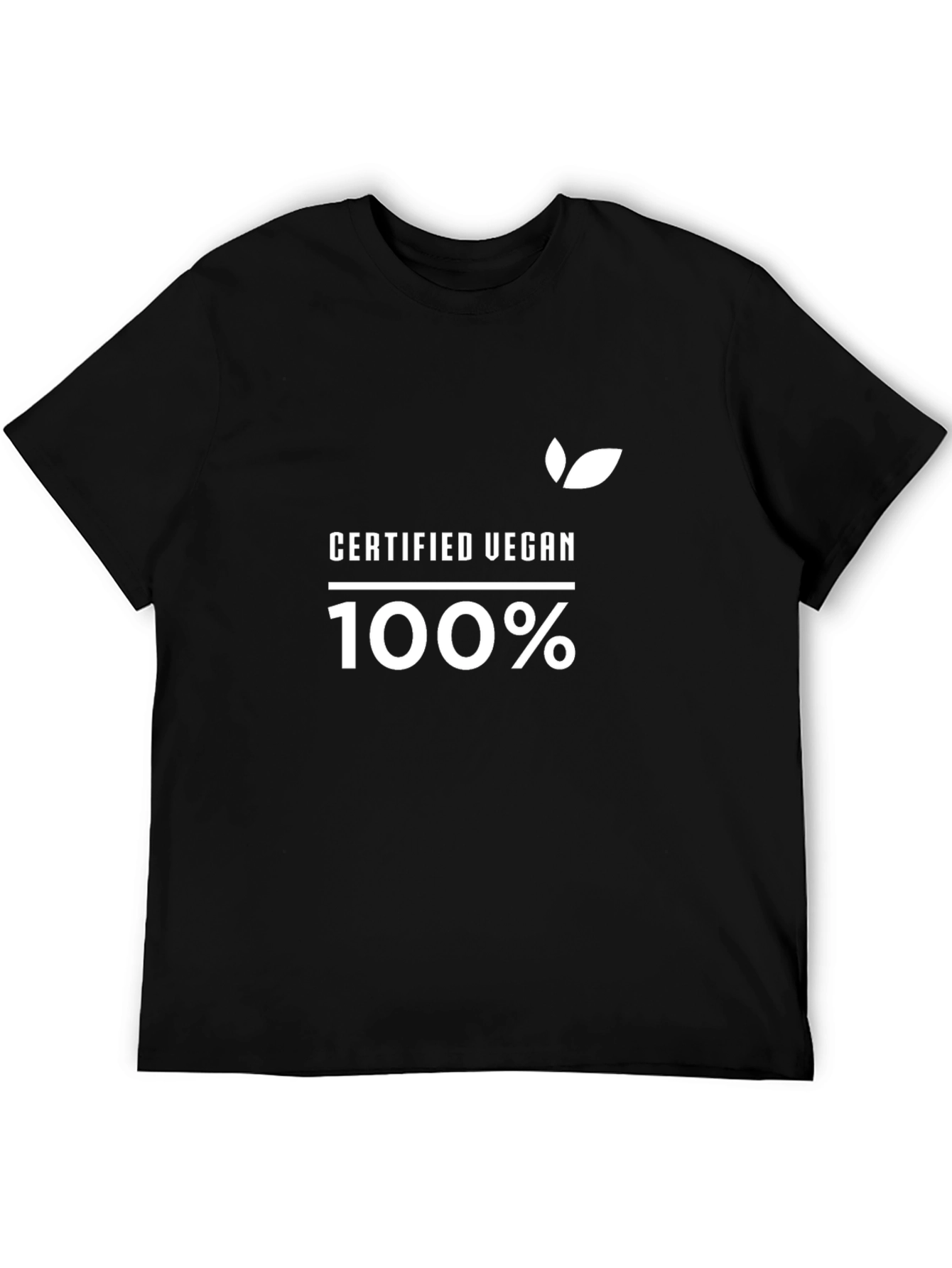 Certified Vegan 100% T-Shirt - Eco Friendly
