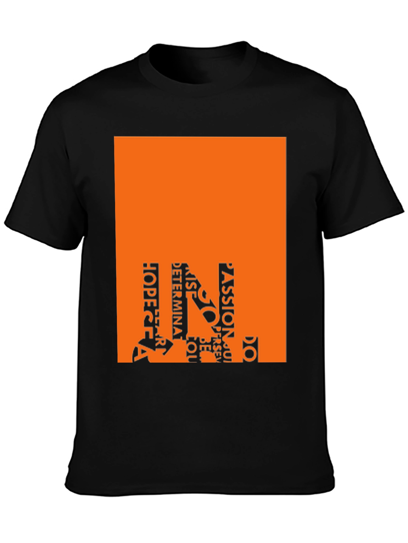 Motivational Word Art Graphic Tee