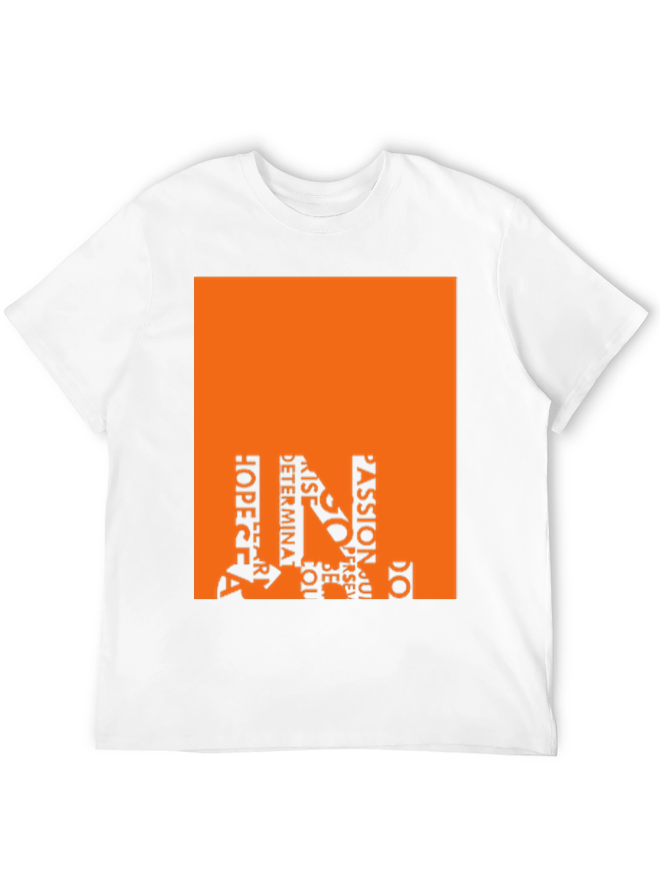 Motivational Word Art Graphic Tee