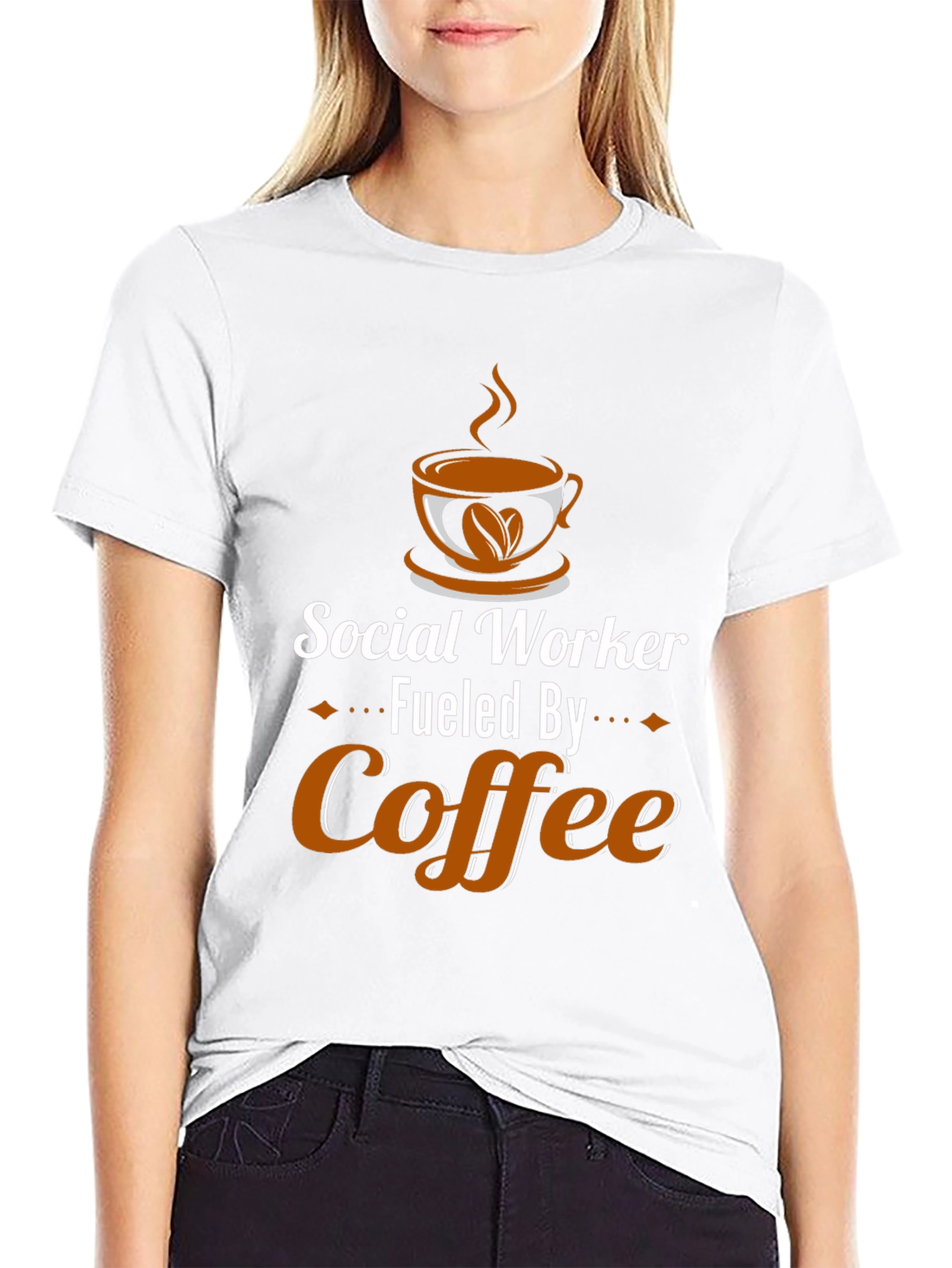 Social Worker Fuel Coffee Graphic Tee