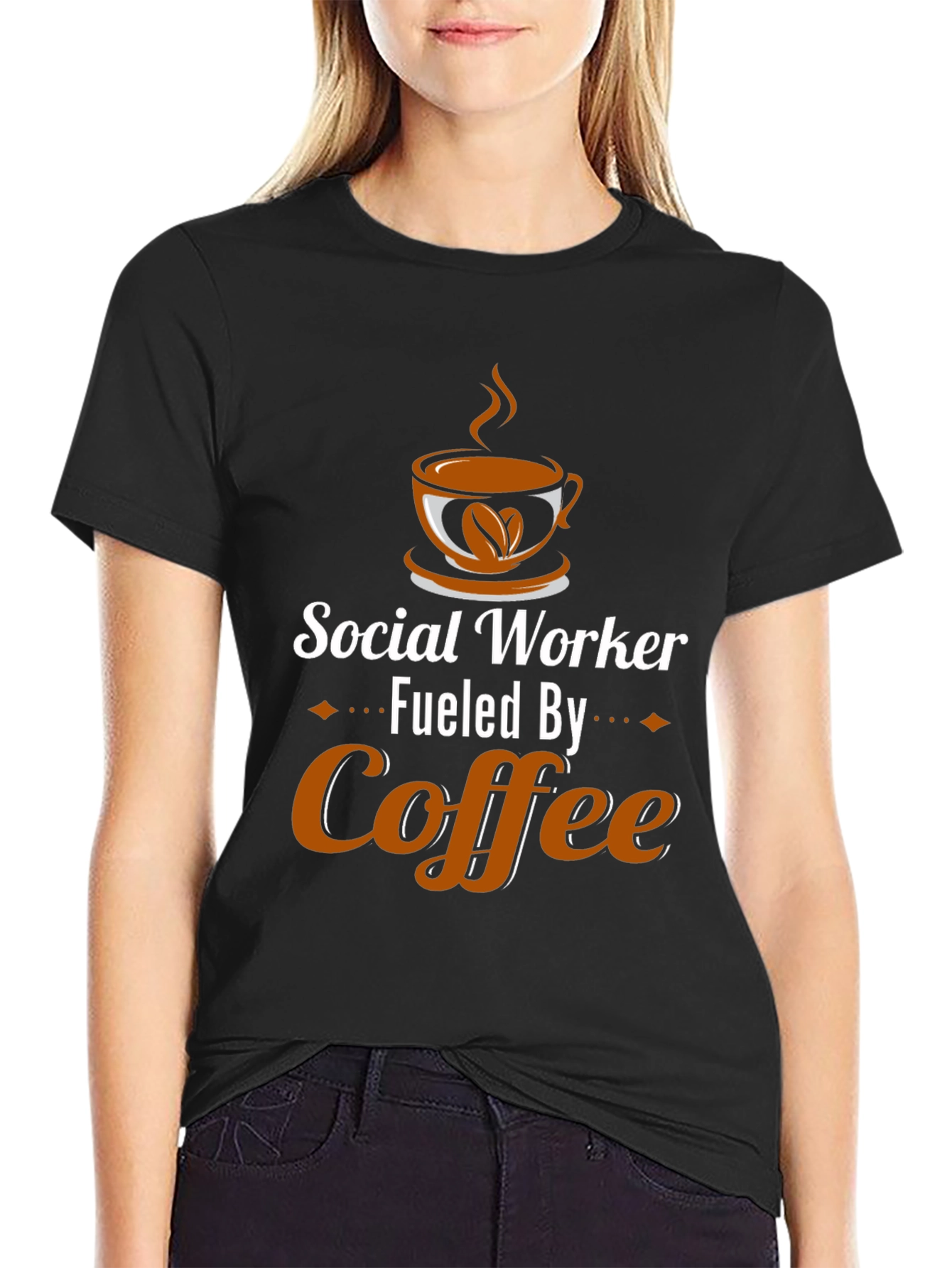 Social Worker Fuel Coffee Graphic Tee