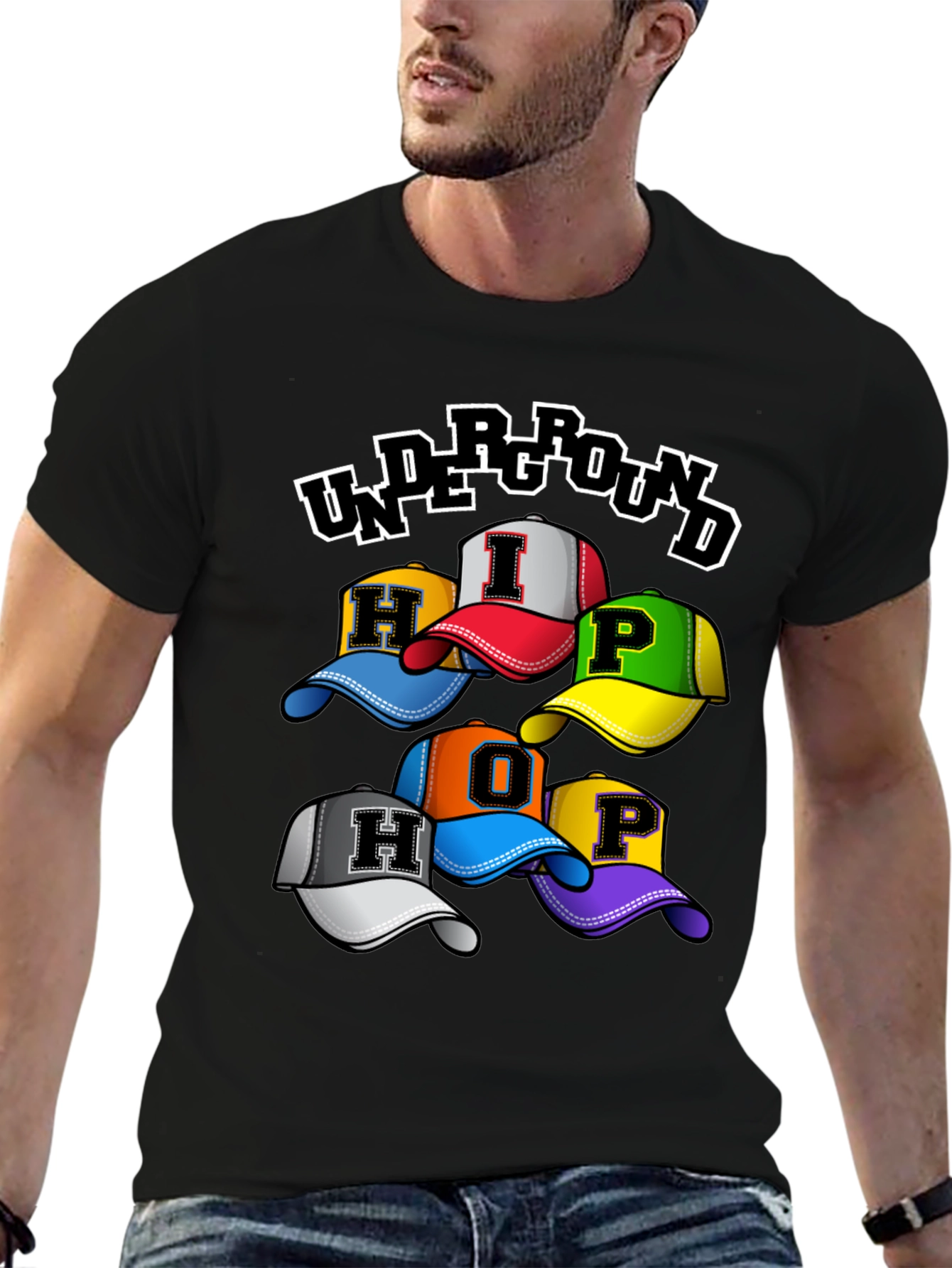 Hip Hop Underground Hats T-Shirt