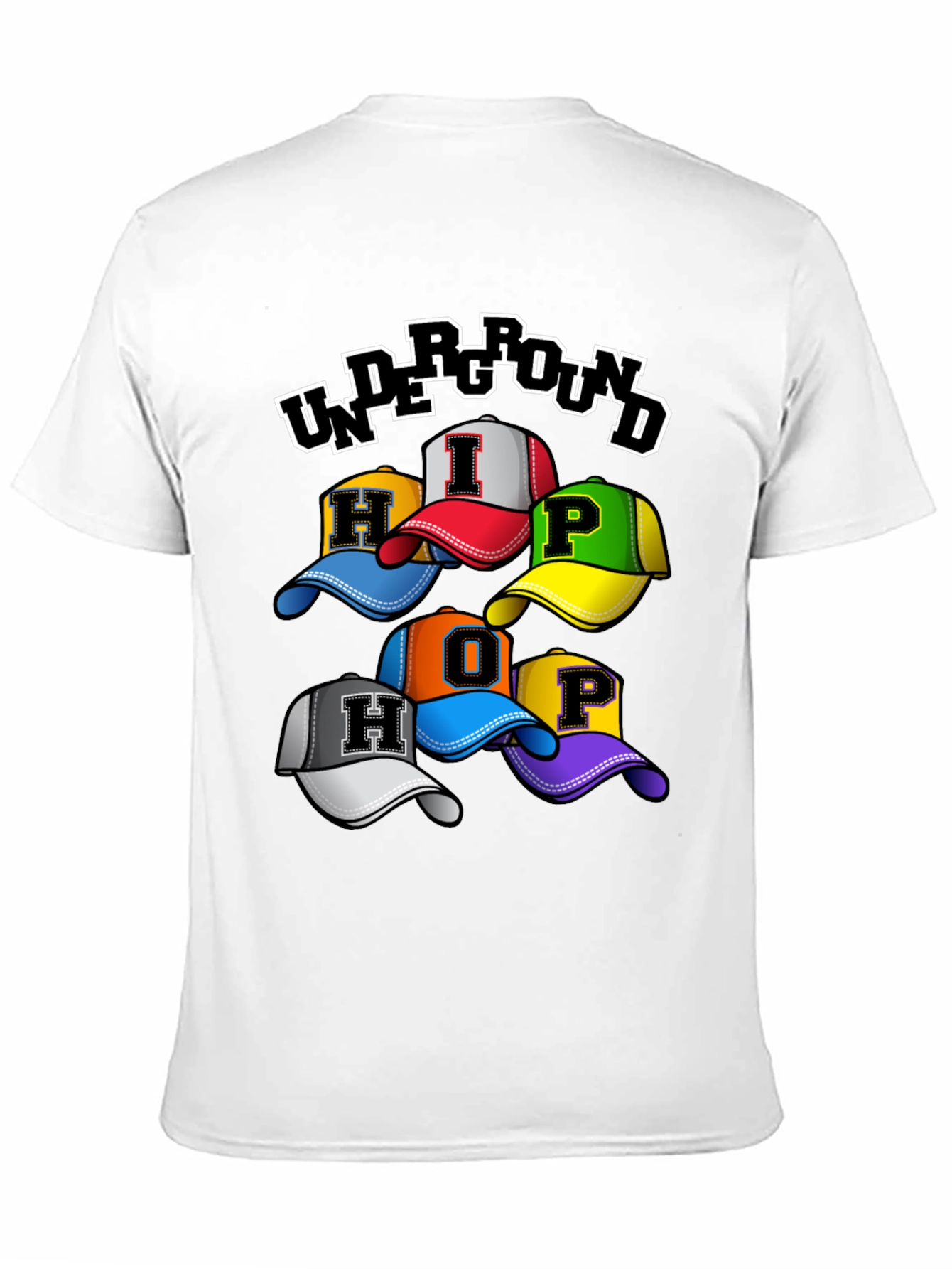 Hip Hop Underground Hats T-Shirt