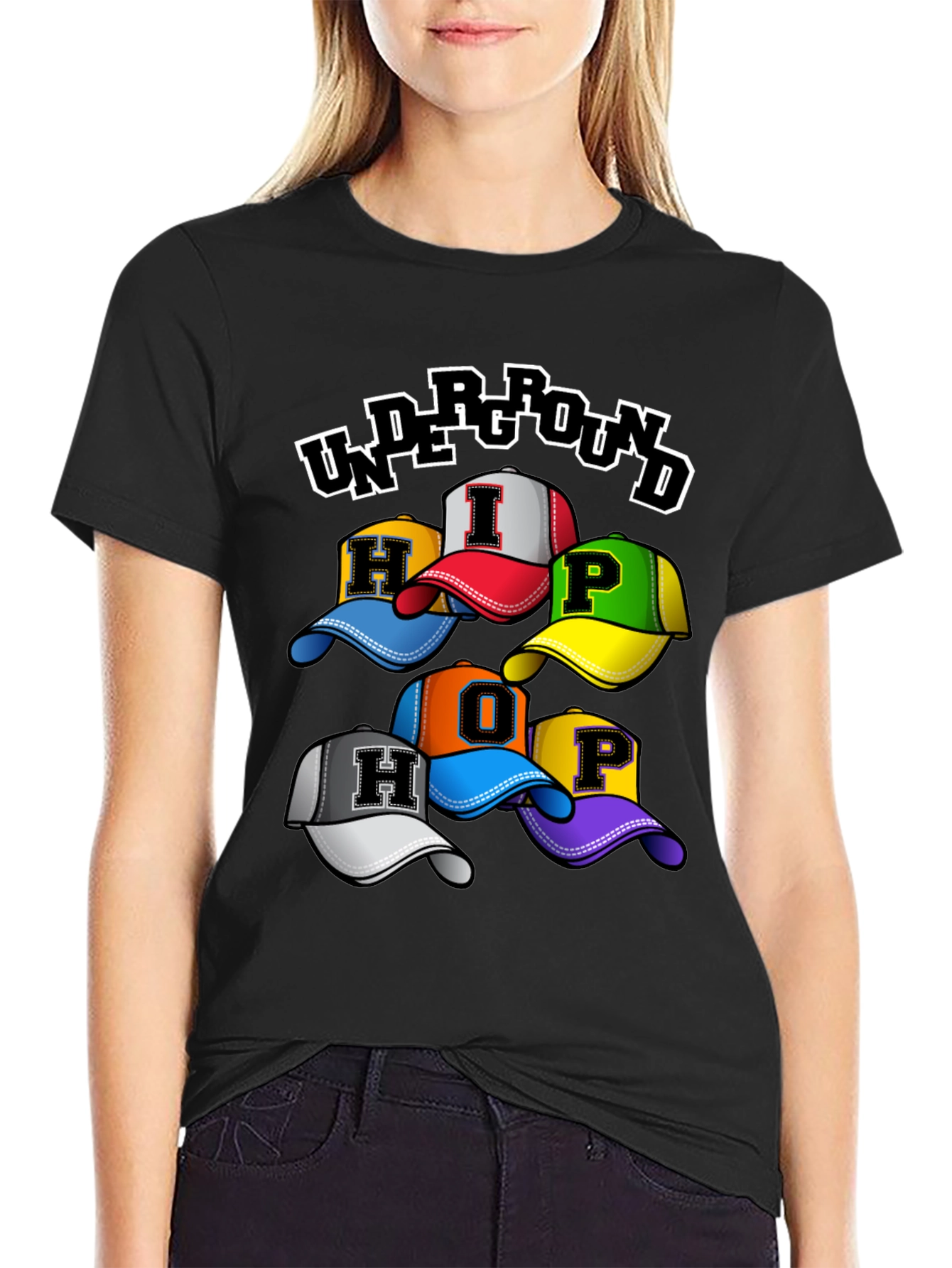 Hip Hop Underground Hats T-Shirt