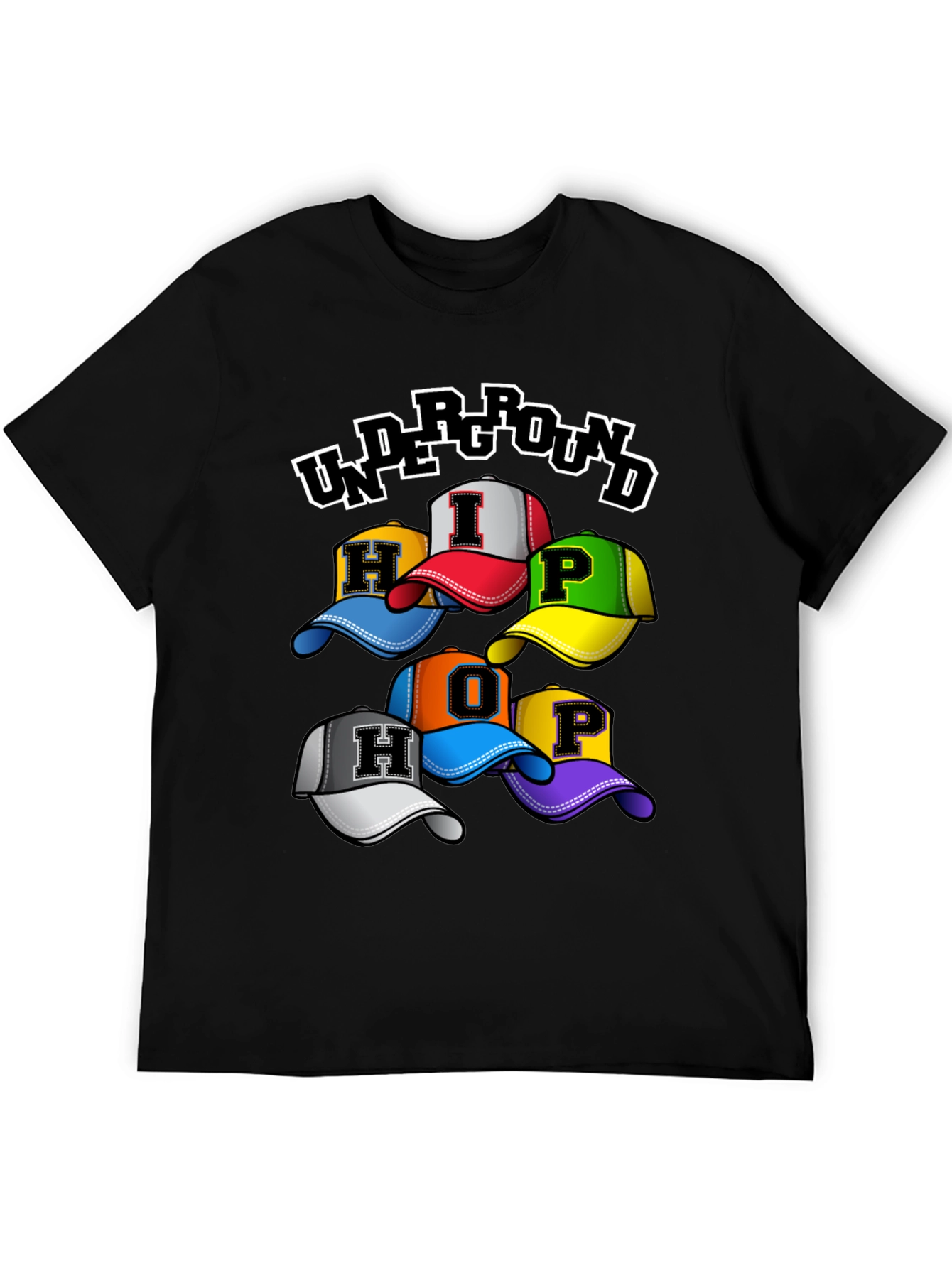 Hip Hop Underground Hats T-Shirt