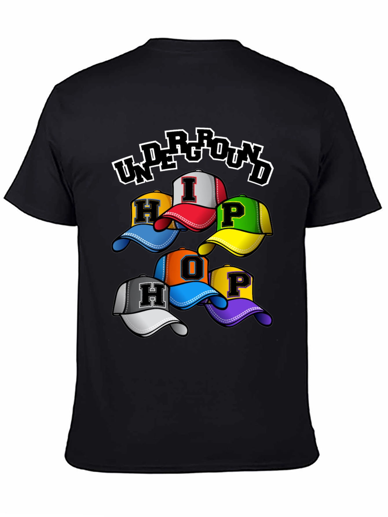 Hip Hop Underground Hats T-Shirt