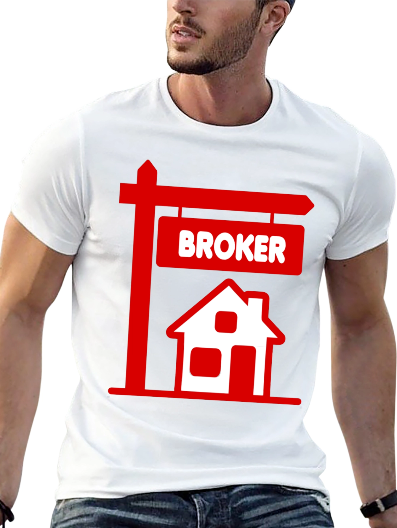 Broker House T-Shirt Real Estate Agent Tee