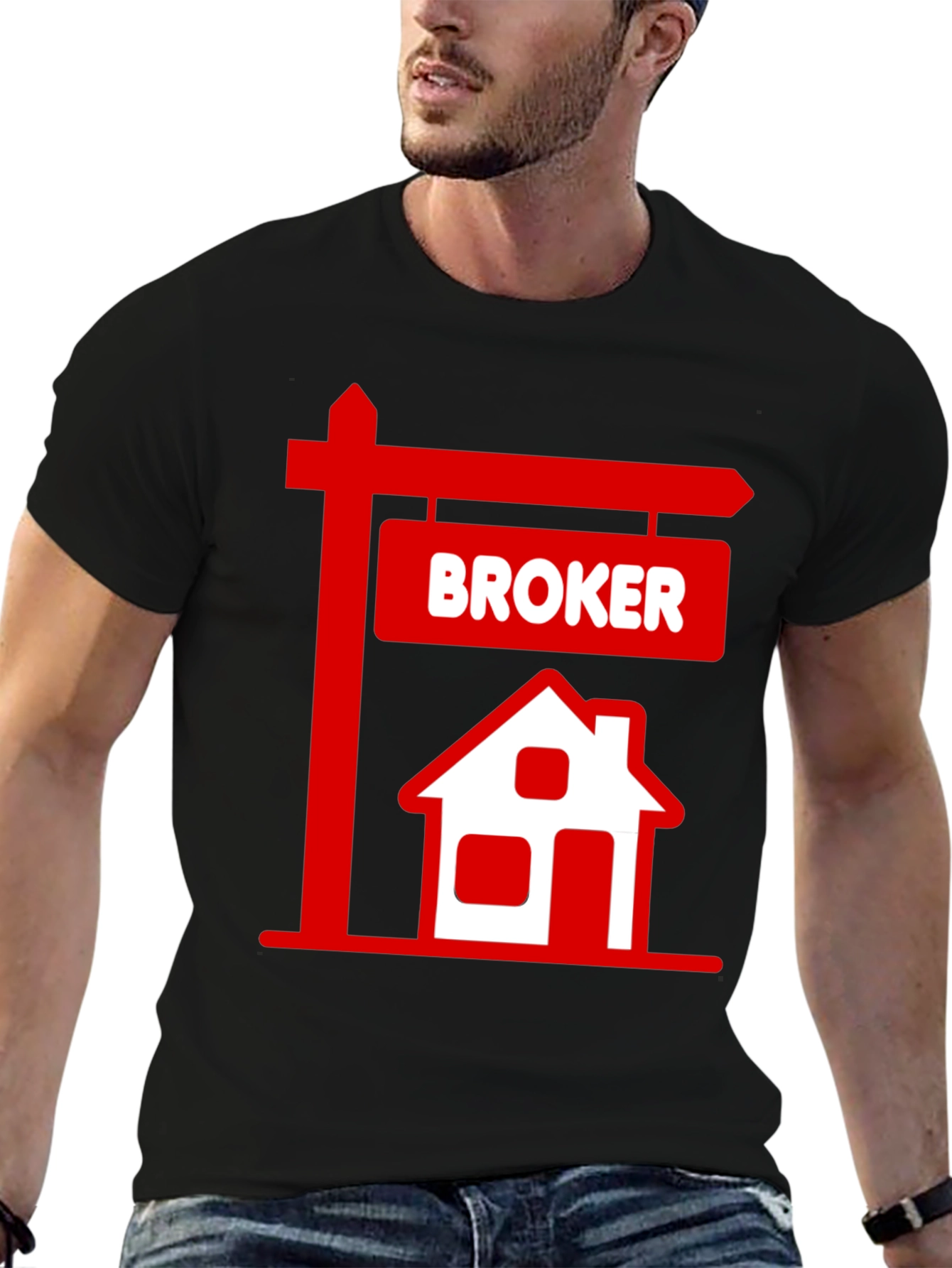 Broker House T-Shirt Real Estate Agent Tee