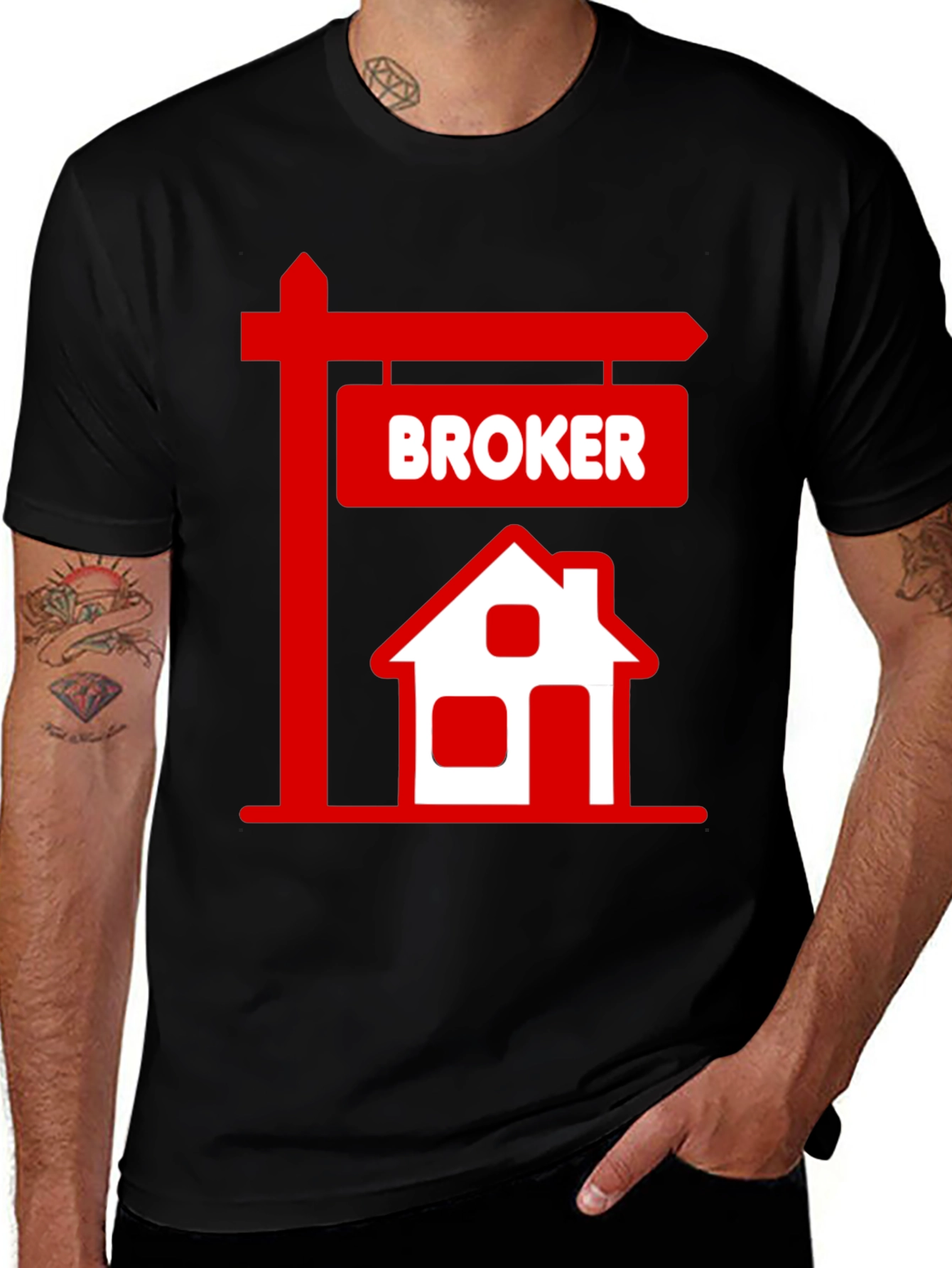 Broker House T-Shirt Real Estate Agent Tee