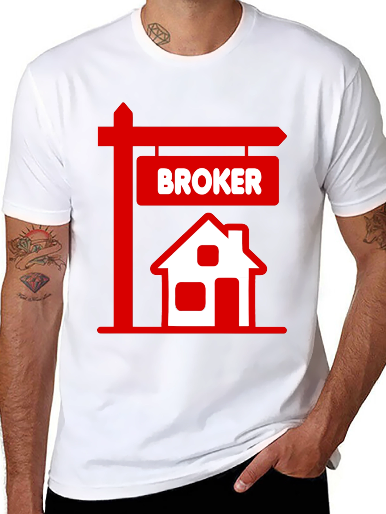 Broker House T-Shirt Real Estate Agent Tee