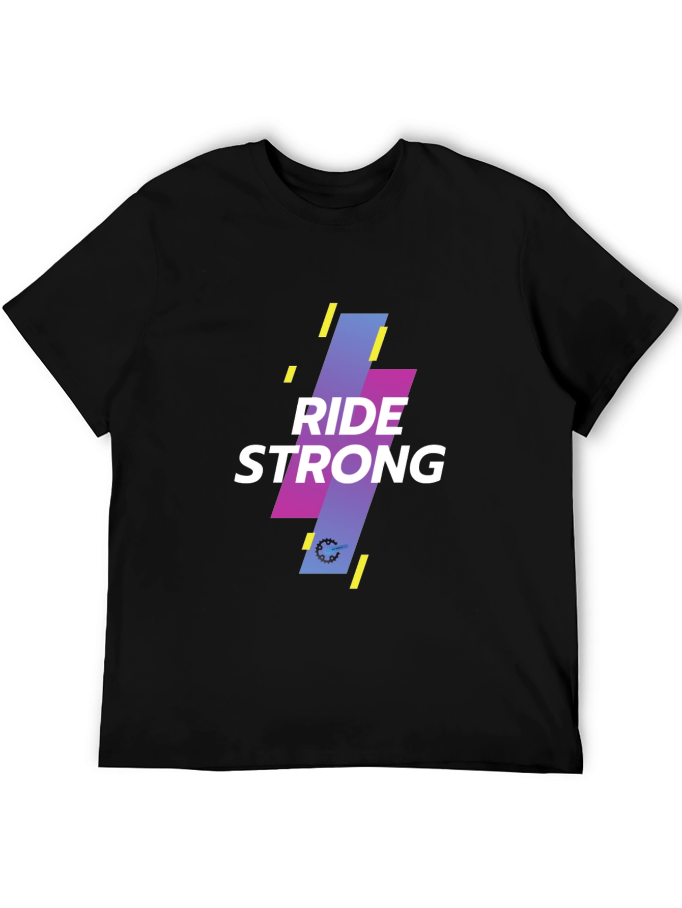 Ride Strong Black Graphic T-Shirt
