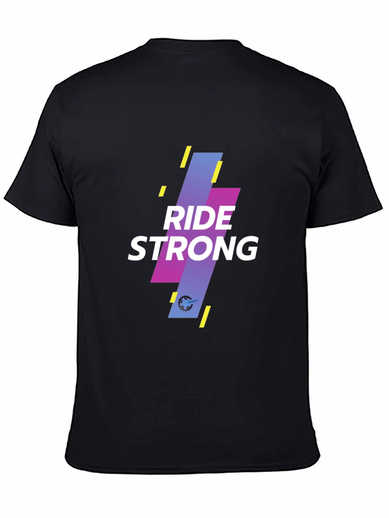Ride Strong Black Graphic T-Shirt