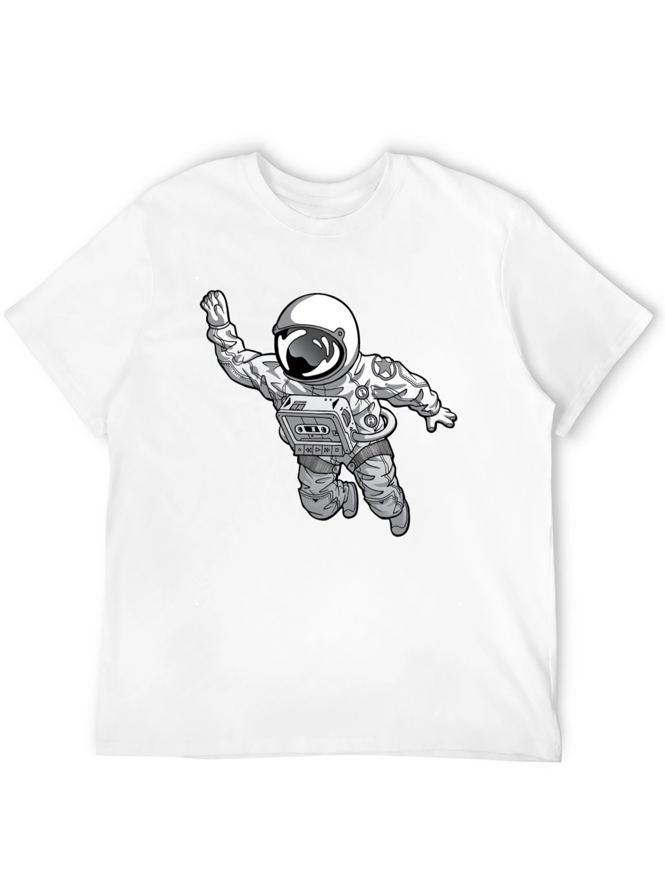 Astronaut Cassette T-Shirt - Space Vibes
