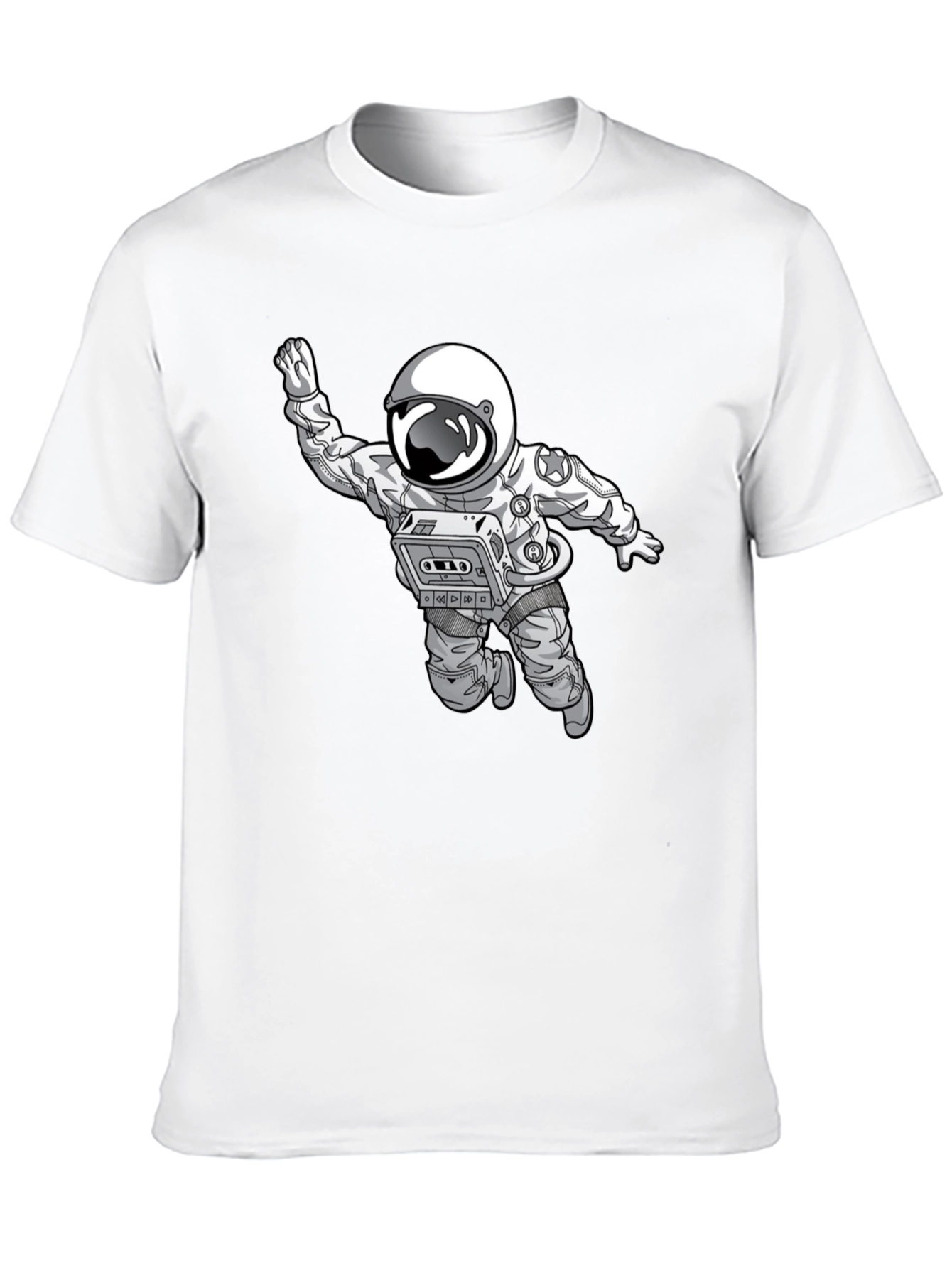 Astronaut Cassette T-Shirt - Space Vibes