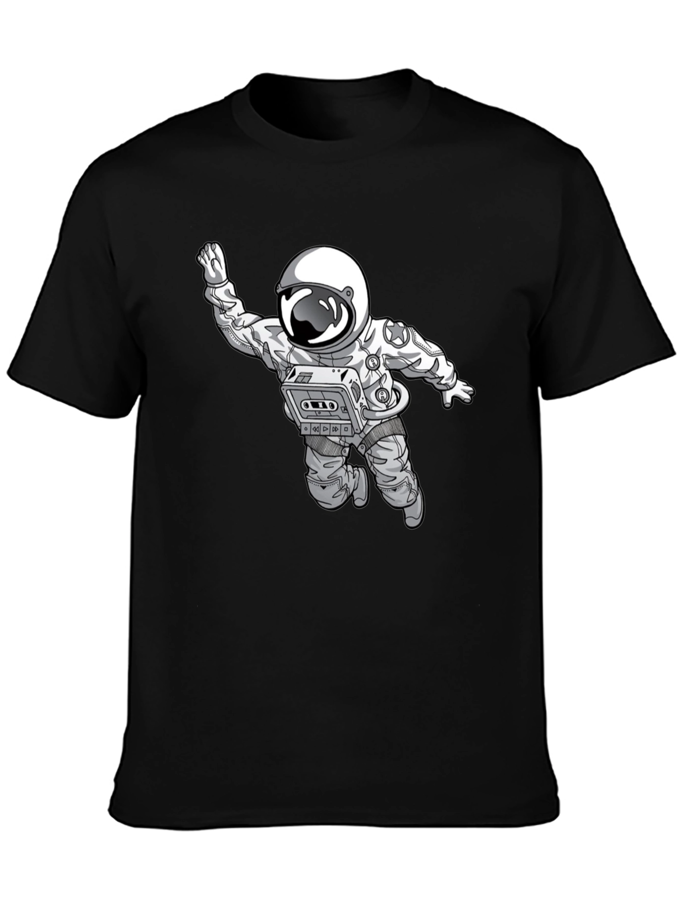 Astronaut Cassette T-Shirt - Space Vibes