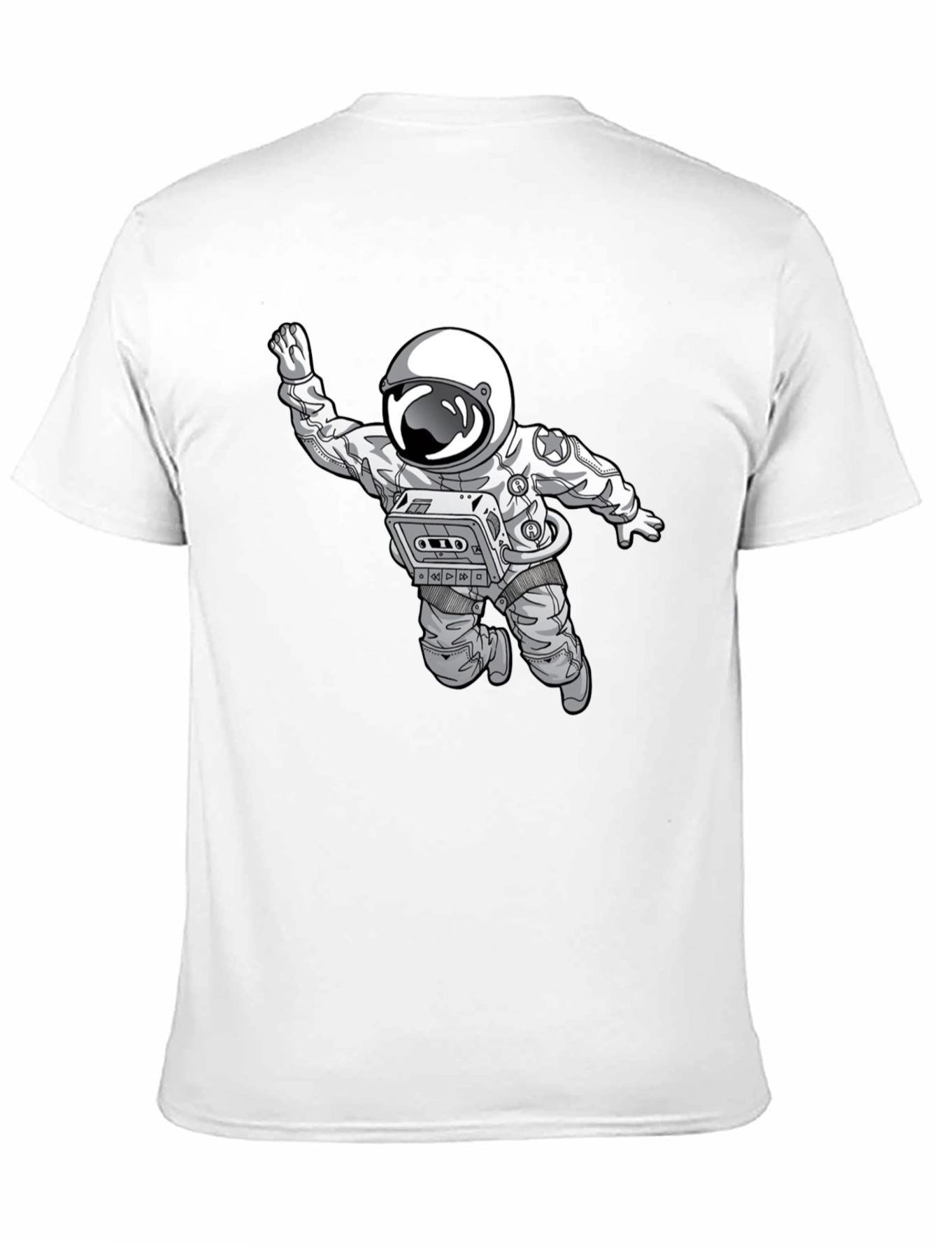 Astronaut Cassette T-Shirt - Space Vibes