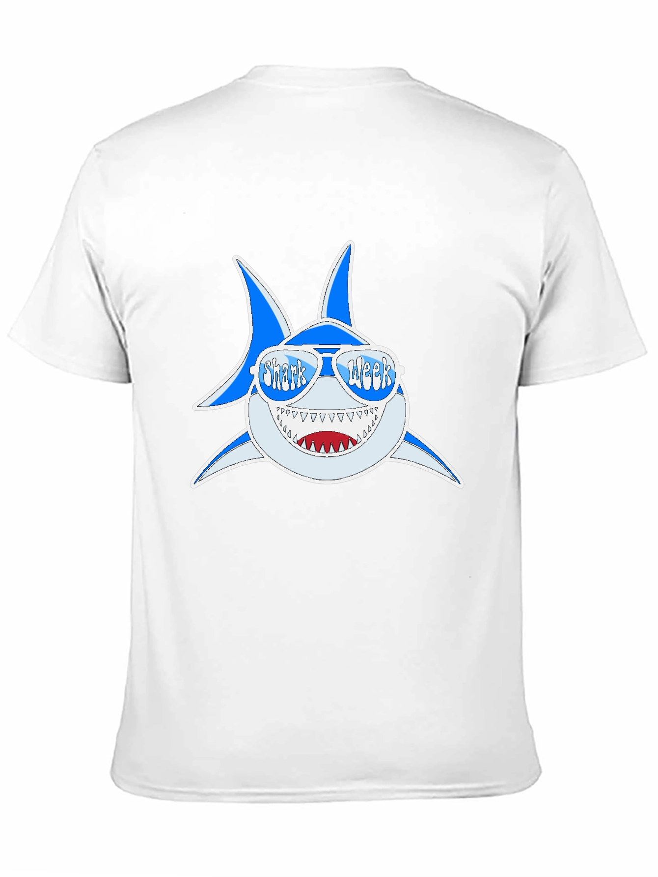 Shark Week T-Shirt: Blue Shark with Sunglasses