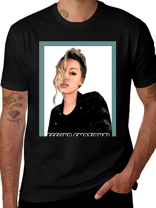 Feeling Emotional Graphic Tee - Black