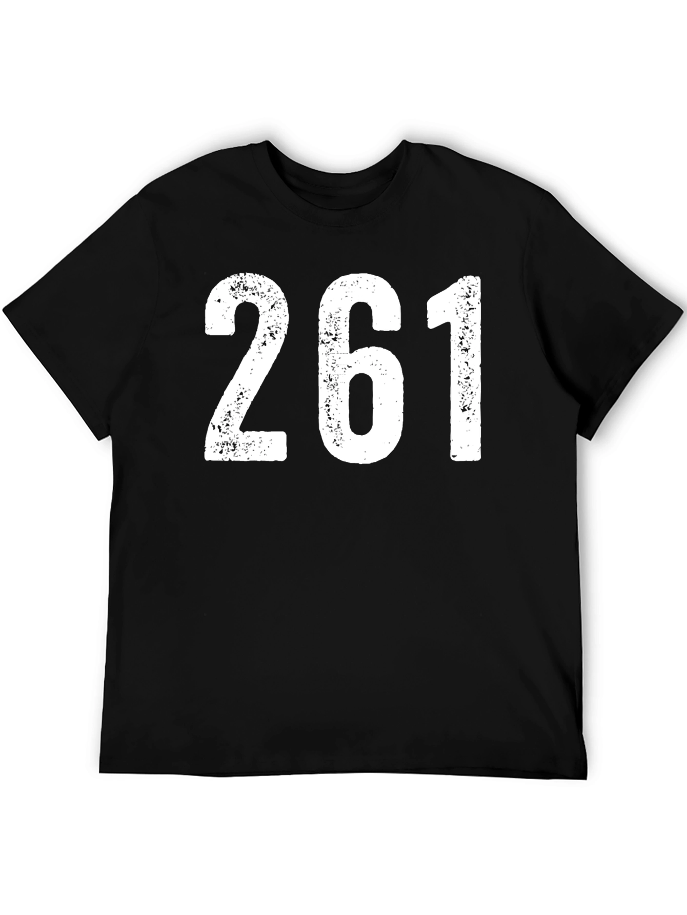 261 Graphic Tee - Black Casual T-Shirt