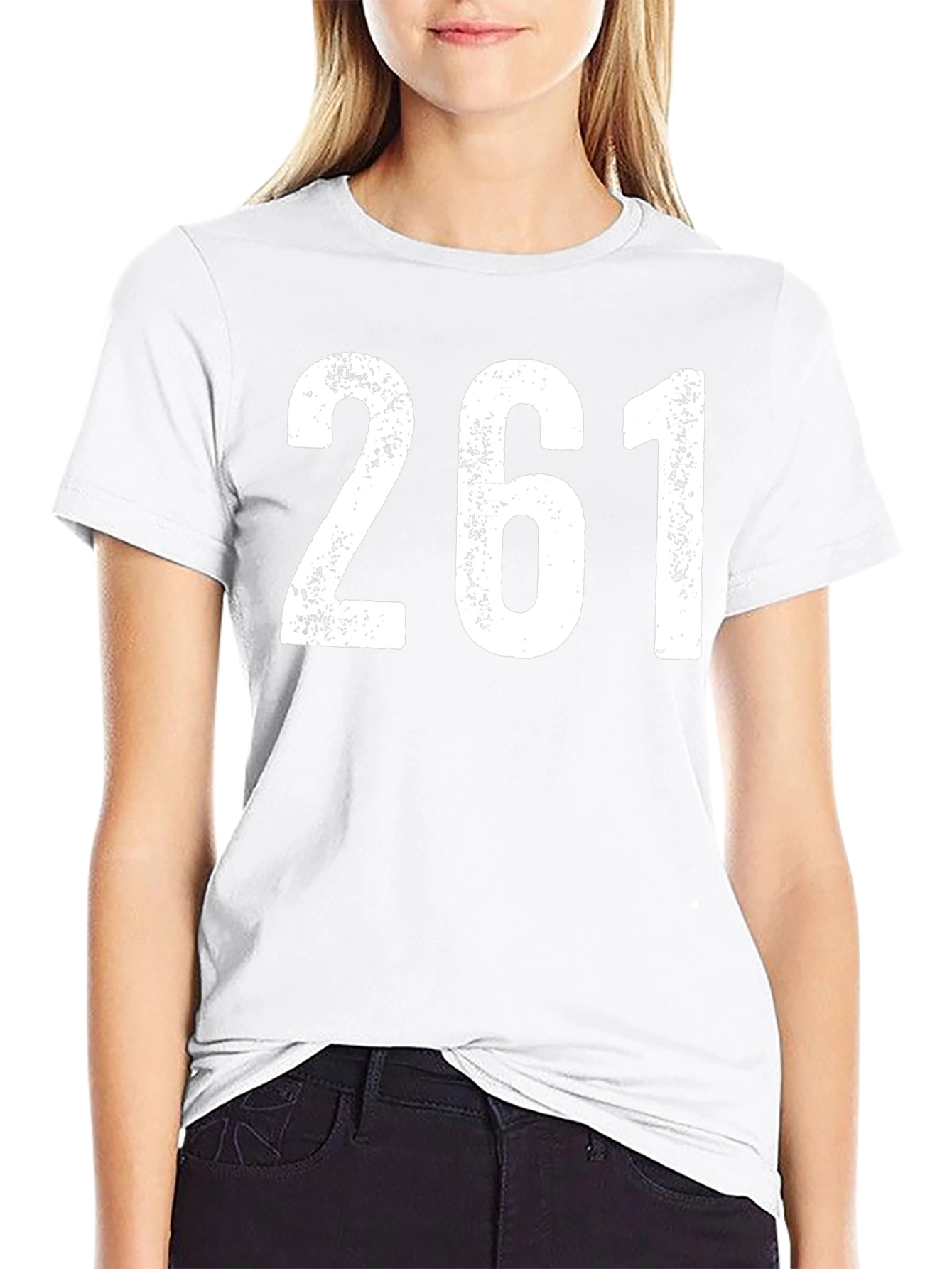 261 Graphic Tee - Black Casual T-Shirt