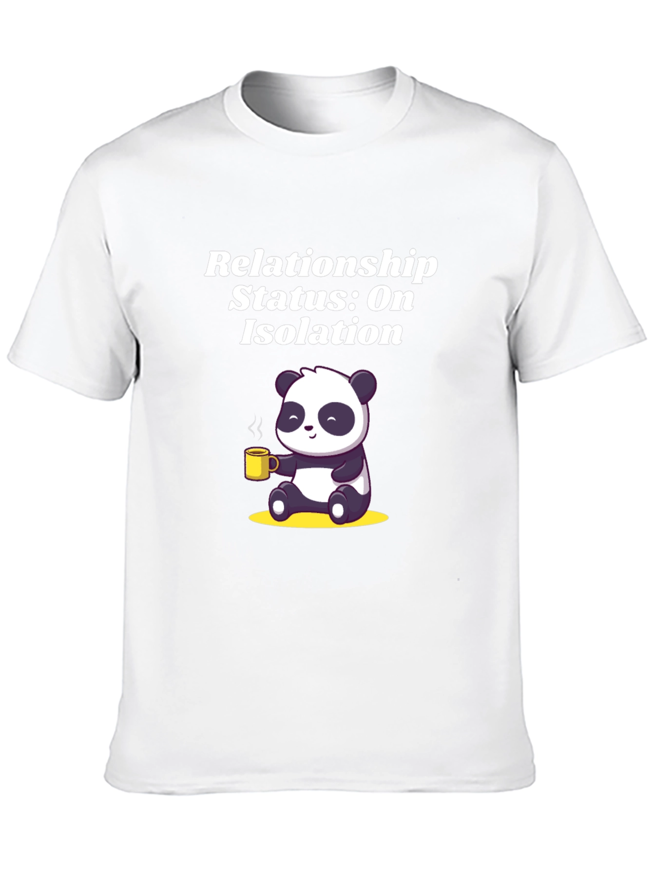 Relationship Status: On Isolation Panda T-Shirt