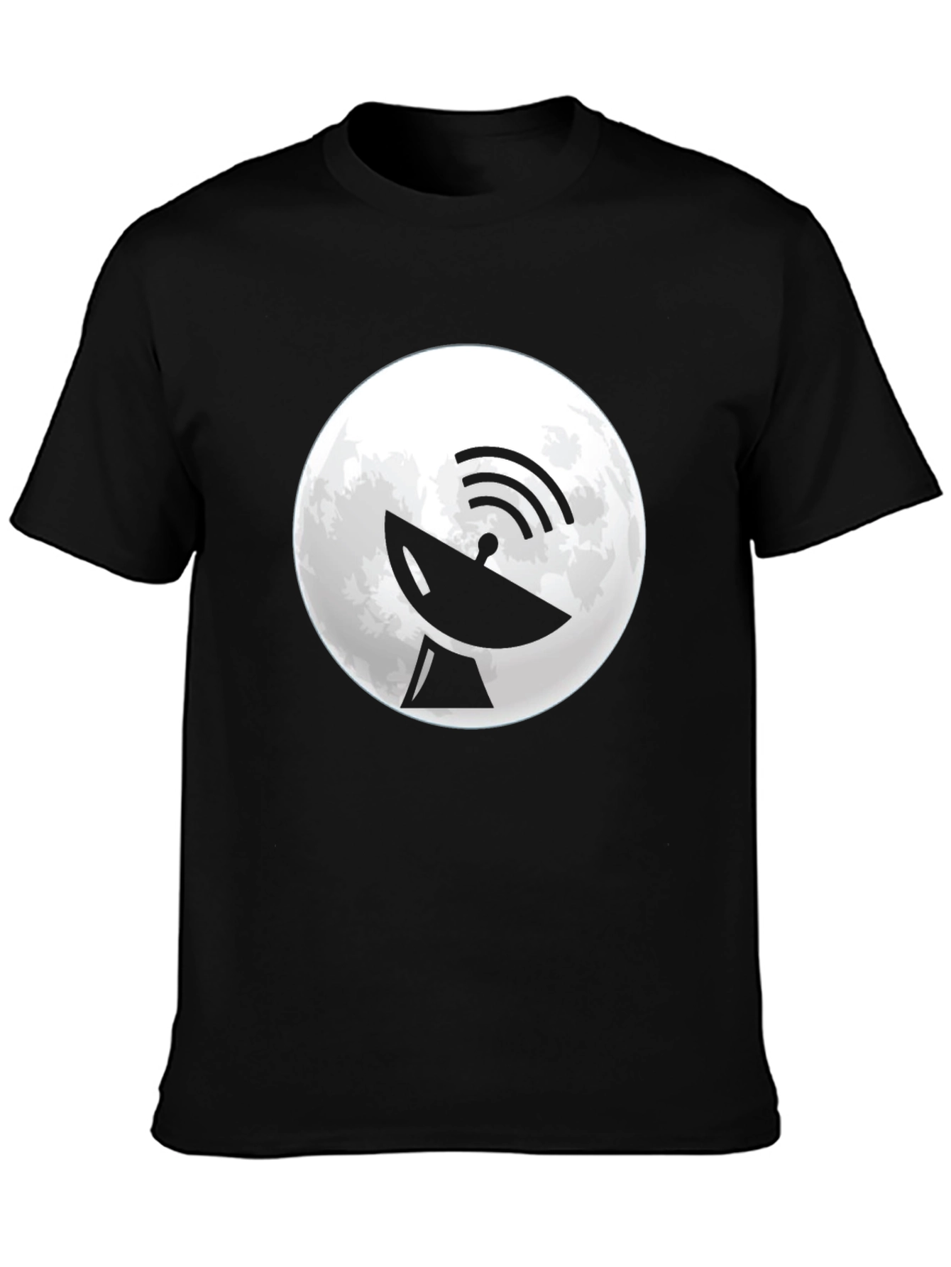 Satellite Moon Graphic T-Shirt