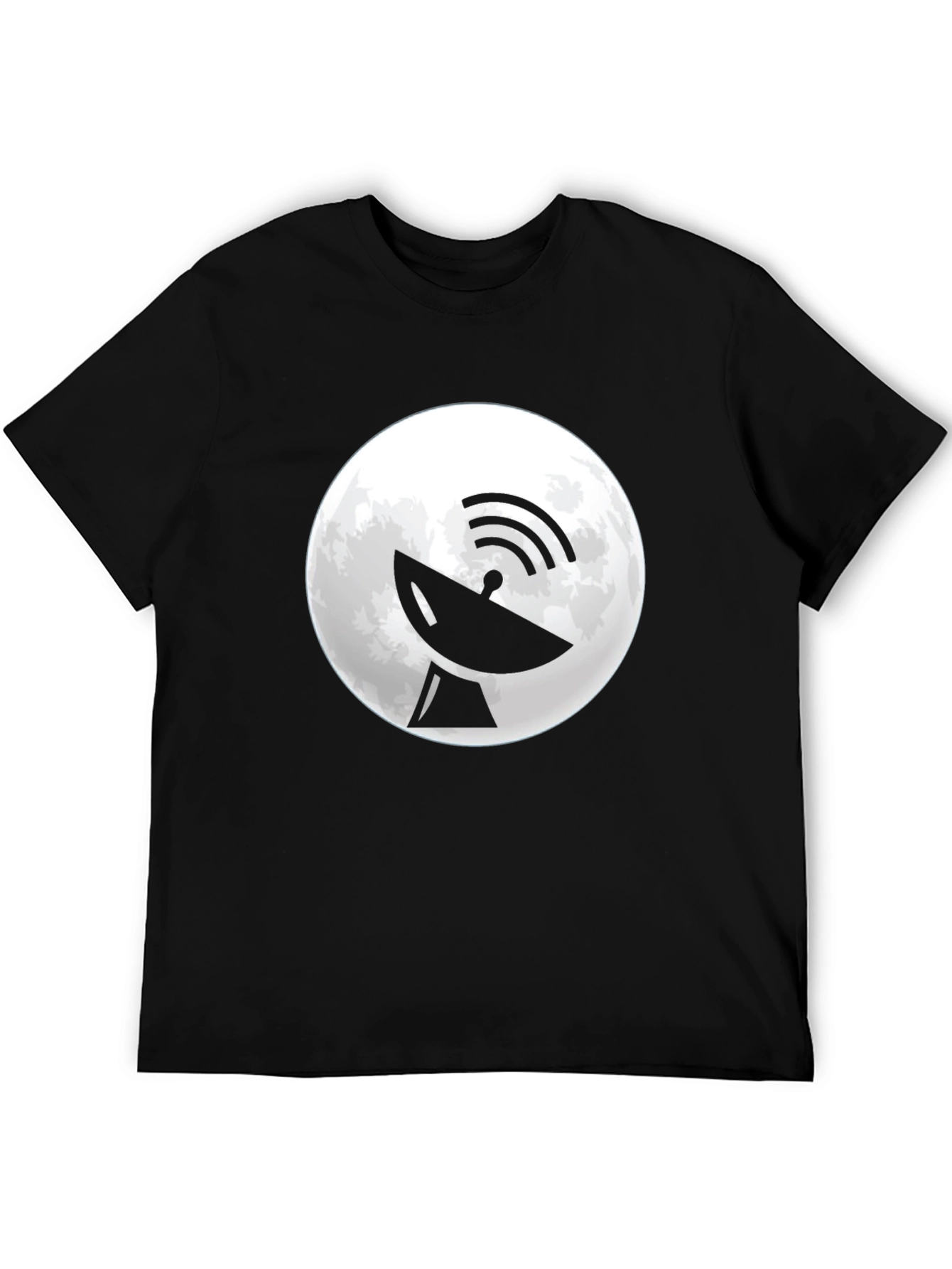 Satellite Moon Graphic T-Shirt