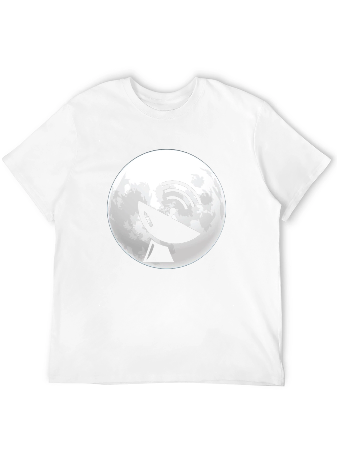 Satellite Moon Graphic T-Shirt