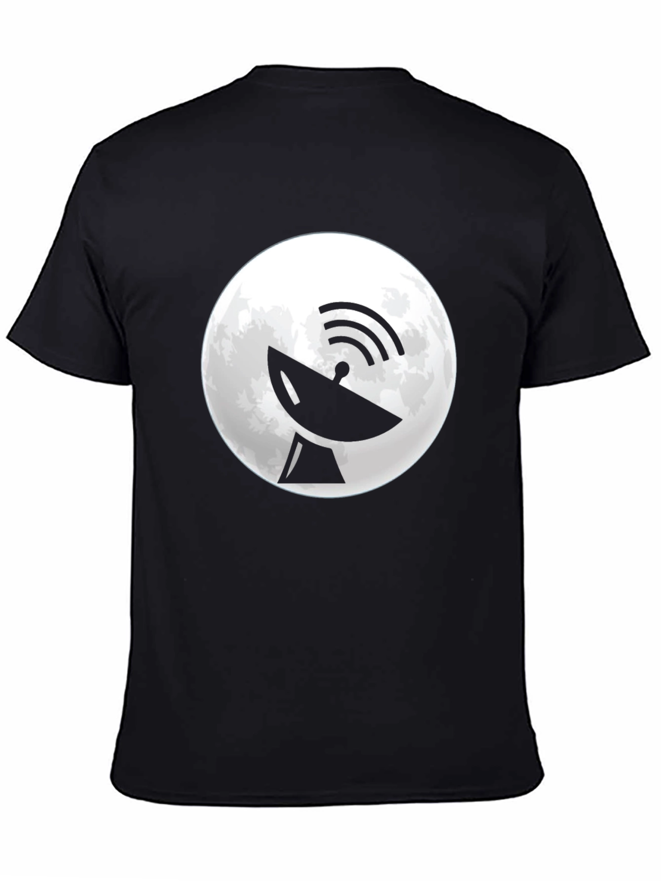 Satellite Moon Graphic T-Shirt