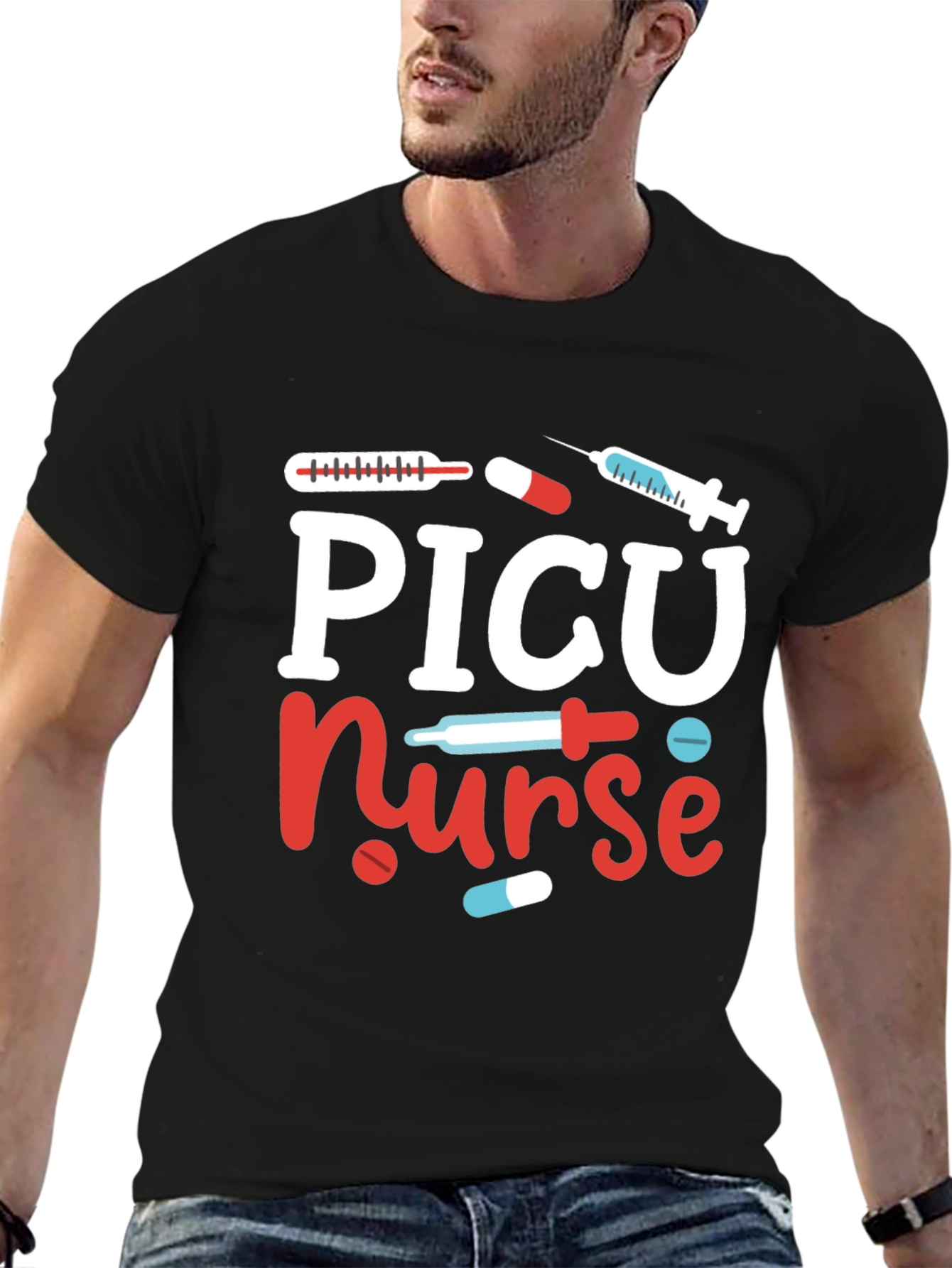 PICU Nurse T-Shirt - Medical Staff Apparel