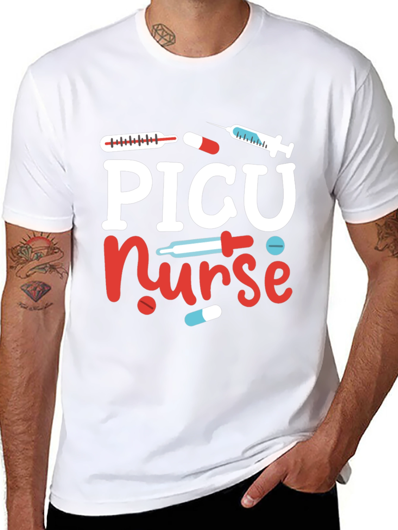 PICU Nurse T-Shirt - Medical Staff Apparel