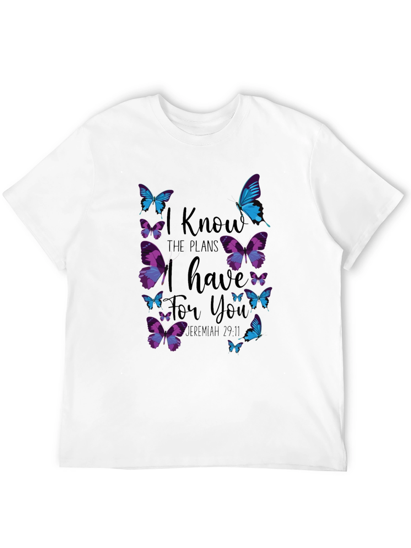 Butterfly Jeremiah 29:11 Graphic Tee