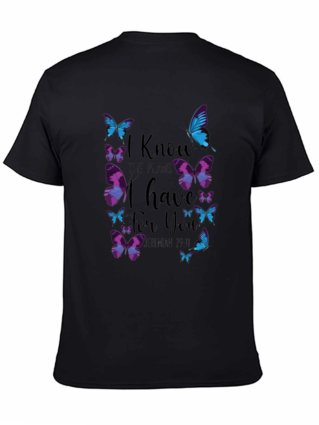 Butterfly Jeremiah 29:11 Graphic Tee