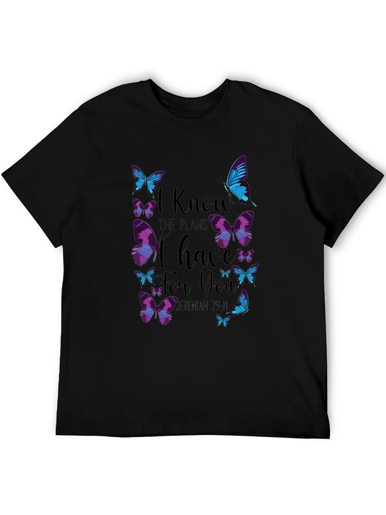 Butterfly Jeremiah 29:11 Graphic Tee
